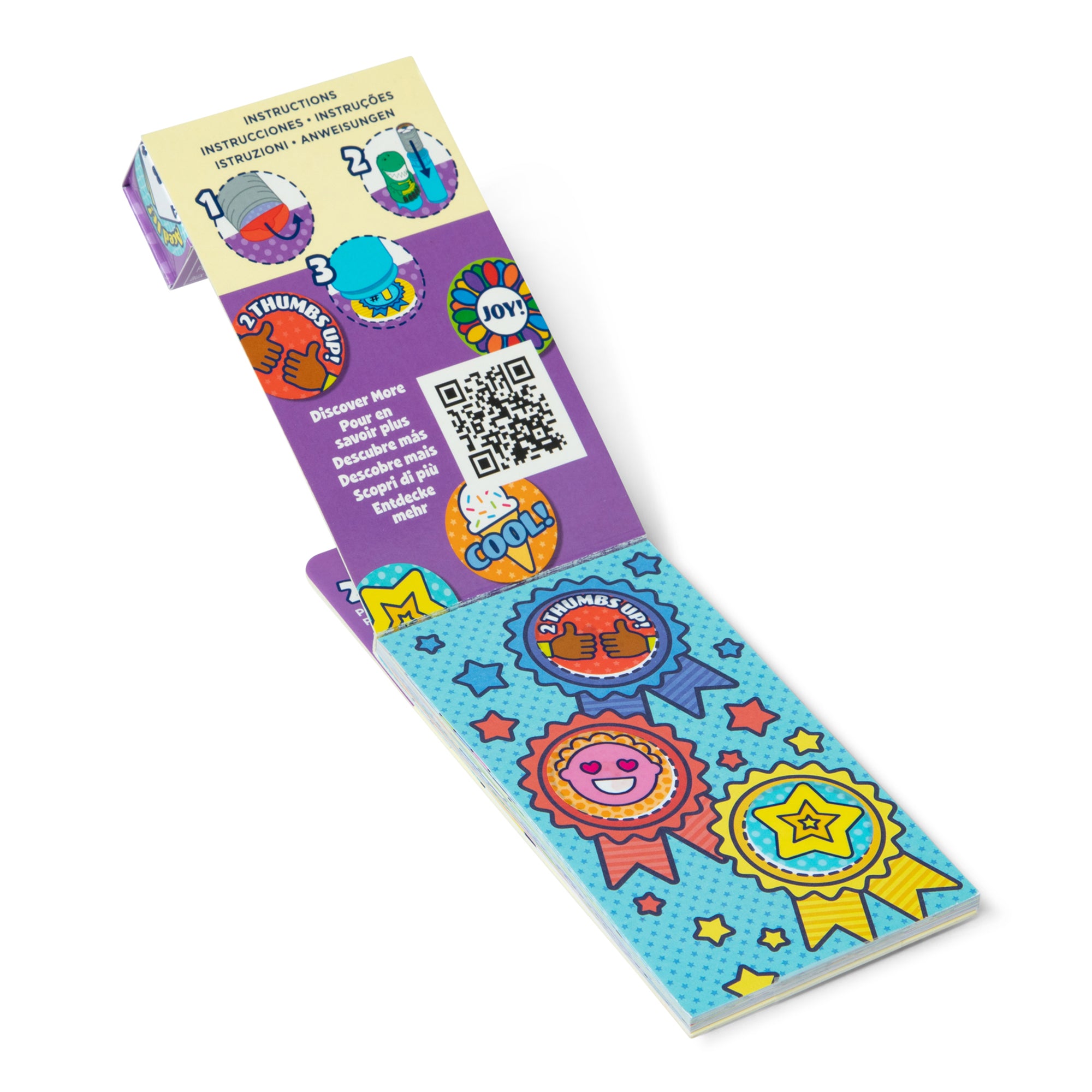 Sticker WOW!? Mini Activity Pad & Refill Stickers - Way to Go! (200+ Stickers. Stamper Not Included) - Image 4