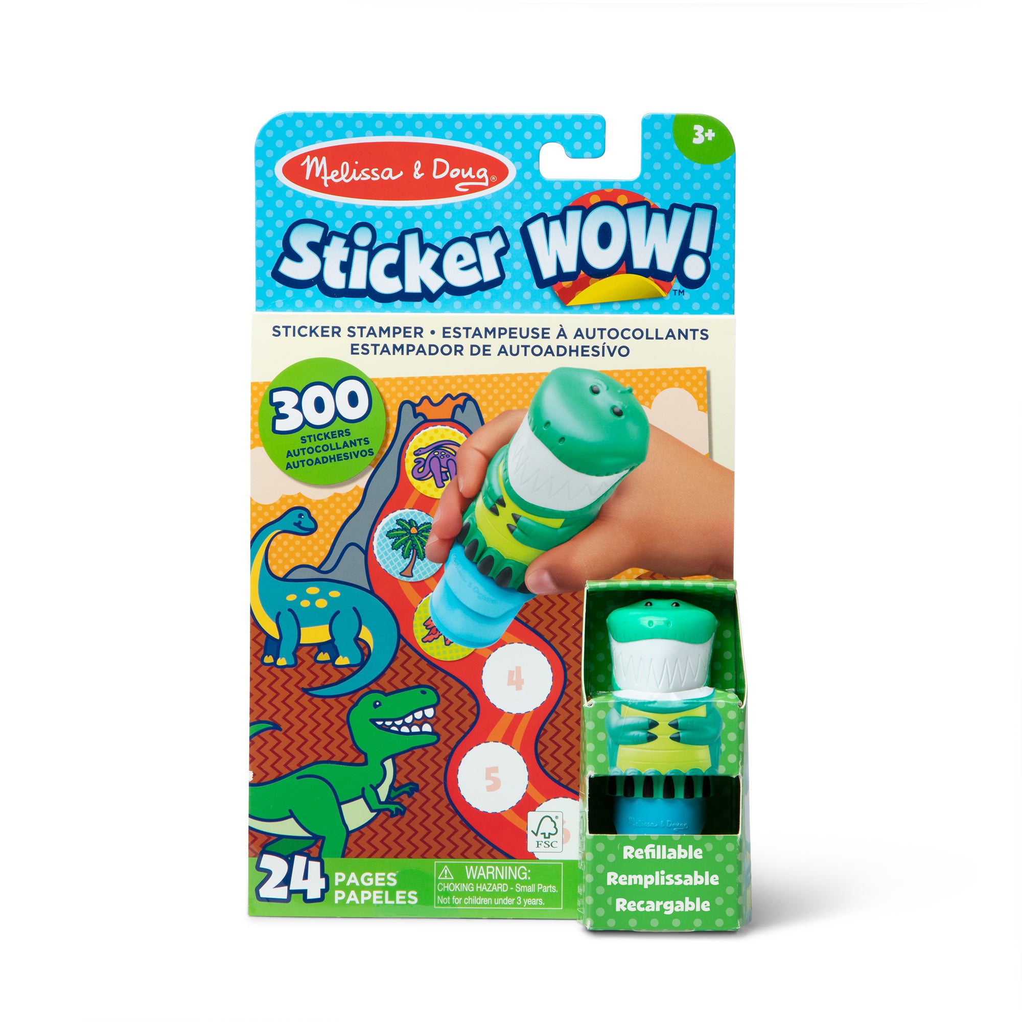Sticker WOW!? Activity Pad & Sticker Stamper - Dinosaur