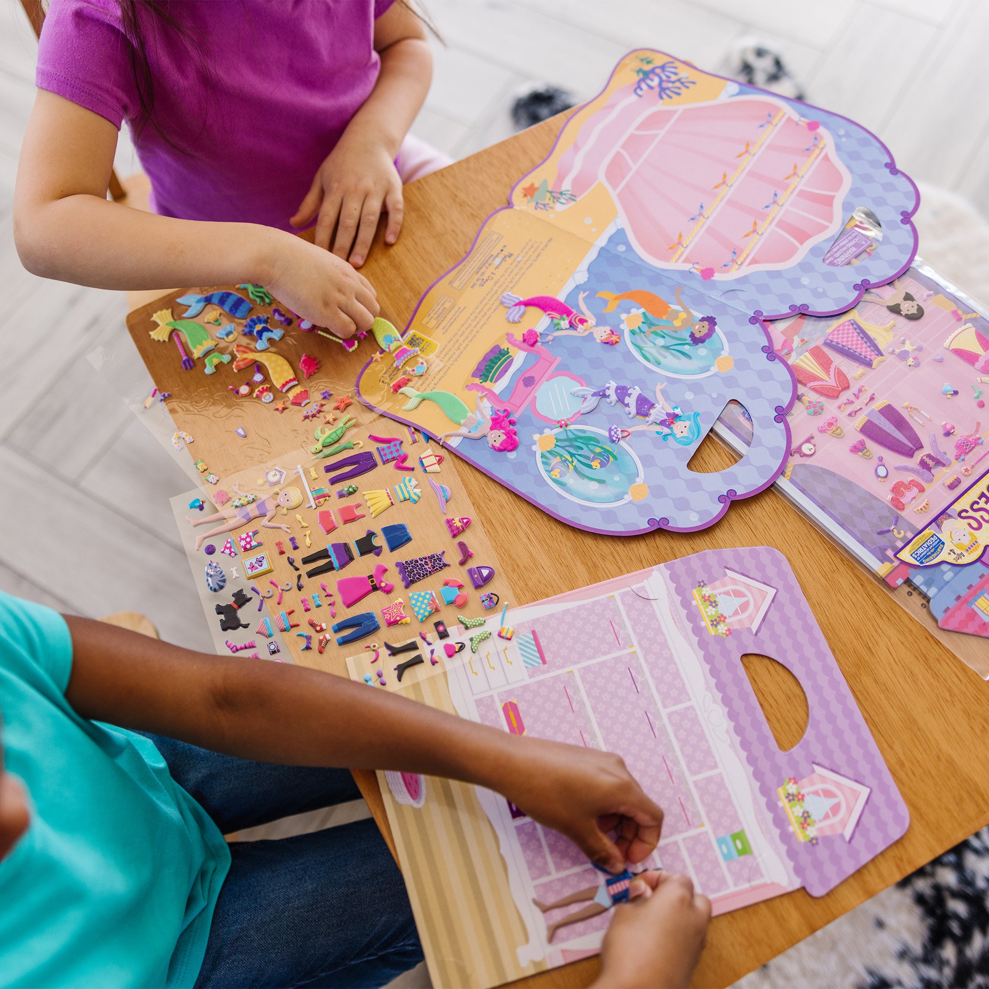 Puffy Sticker Bundle - Dress-Up. Princess and Mermaid - Image 7