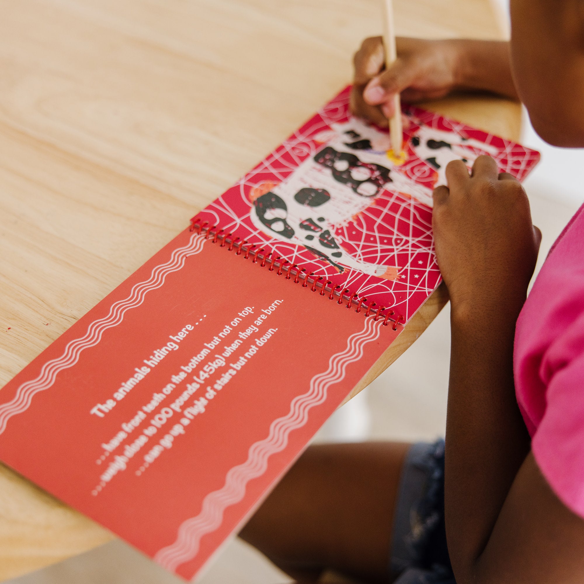 On the Go Scratch Art Color Reveal Pad - Animal Families - Image 2