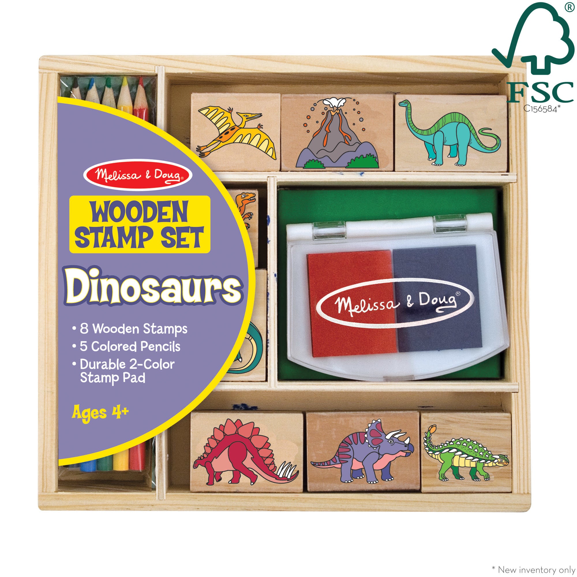 Wooden Stamp Set - Dinosaurs - Image 3