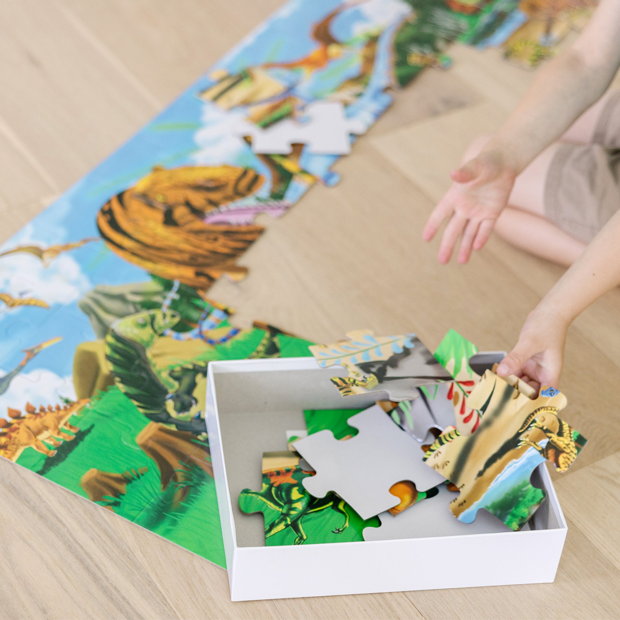 Land of Dinosaurs Floor Puzzle - 48 Pieces - Image 7