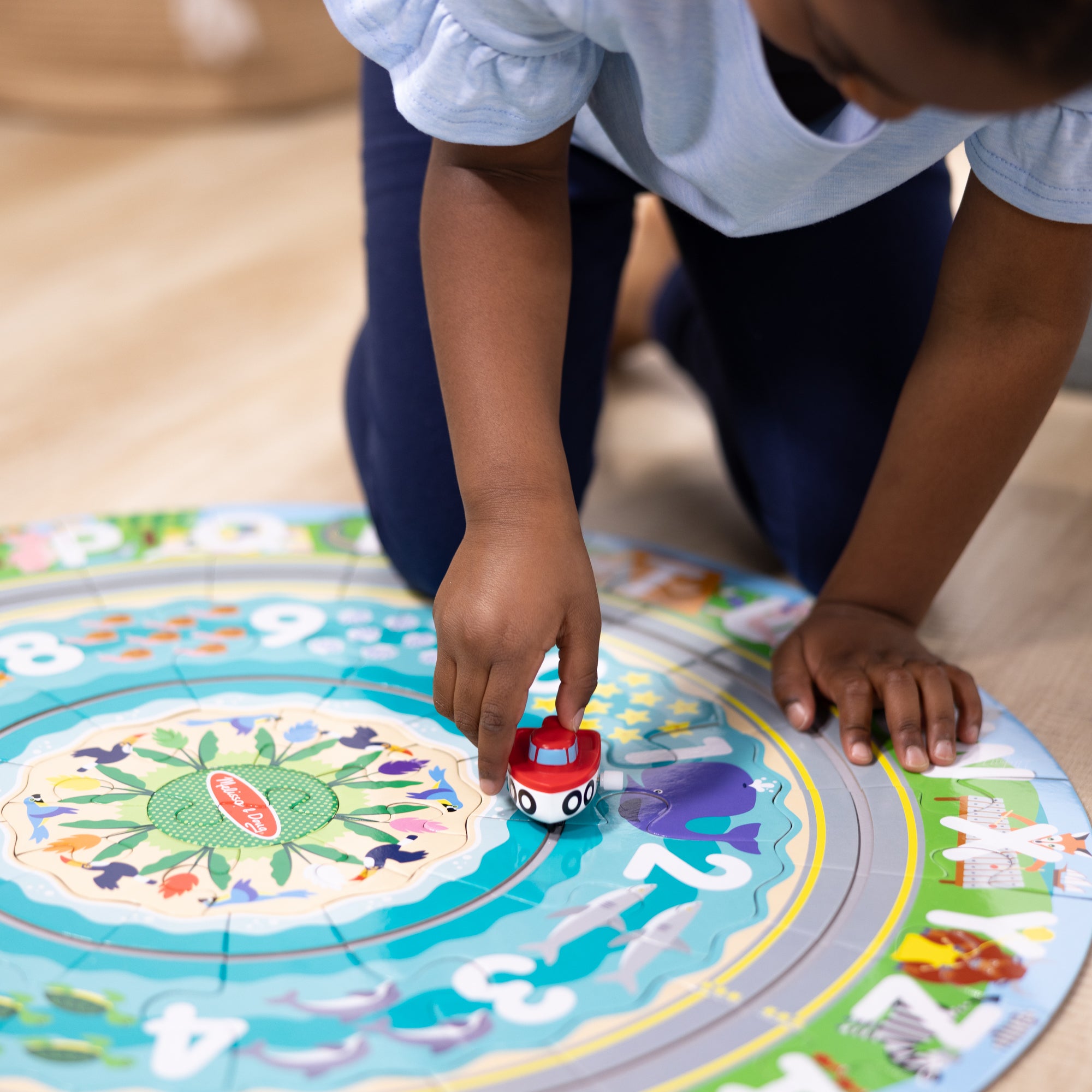 Round the Shore Tracks Floor Puzzle ?C 48 Pieces - Image 7