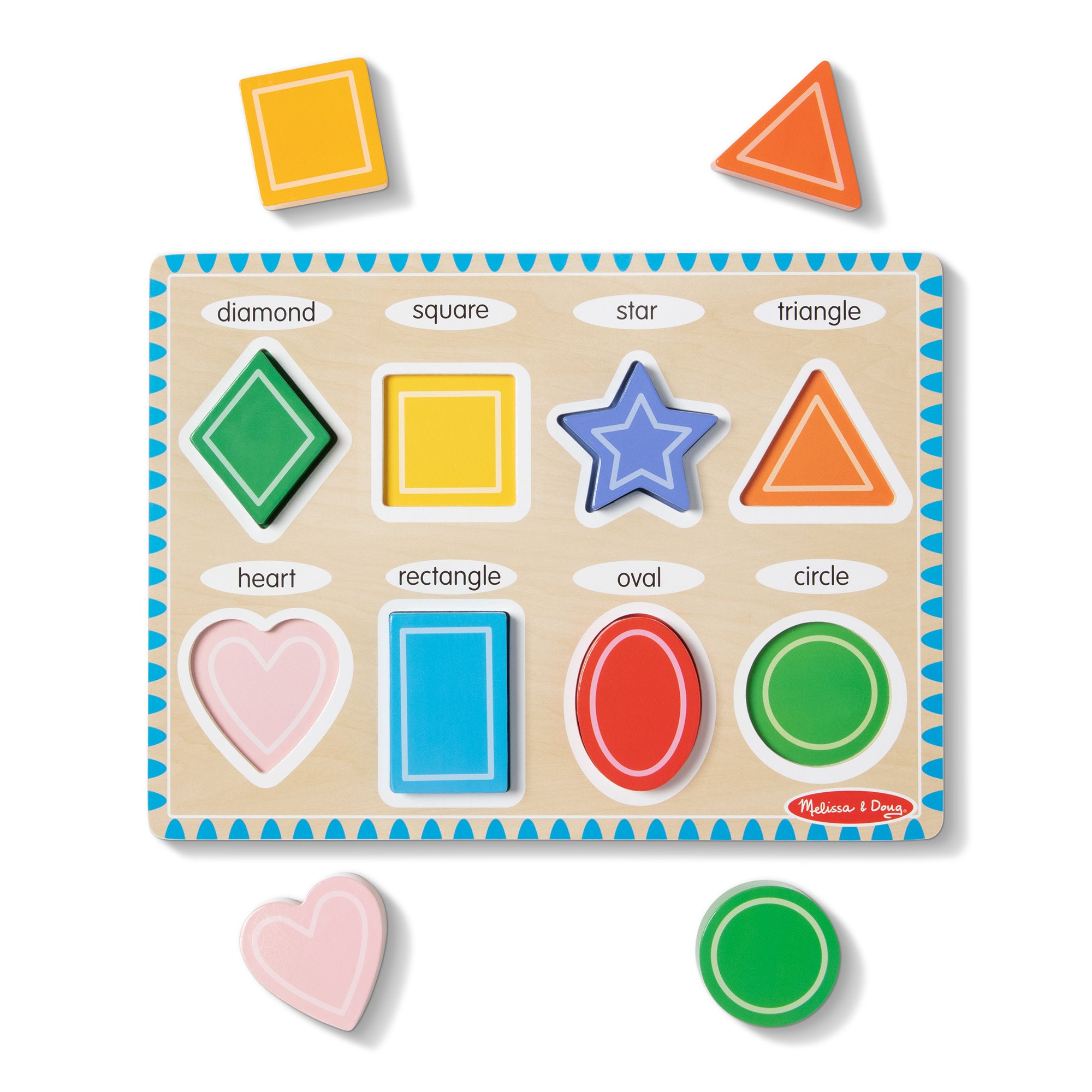 Shapes Chunky Puzzle - 8 Pieces - Image 4