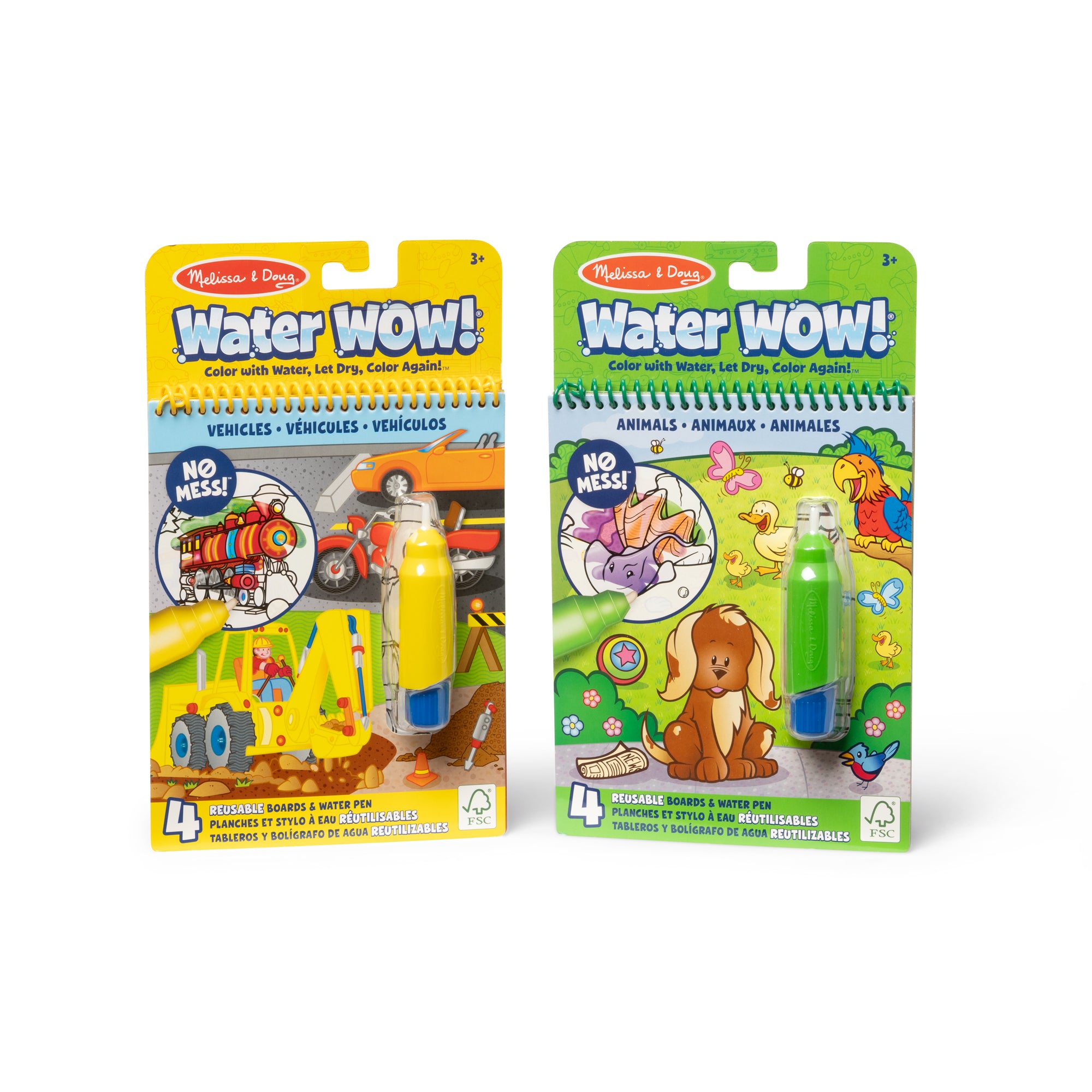 Water WOW! 2-Pack ?C Animals. Vehicles