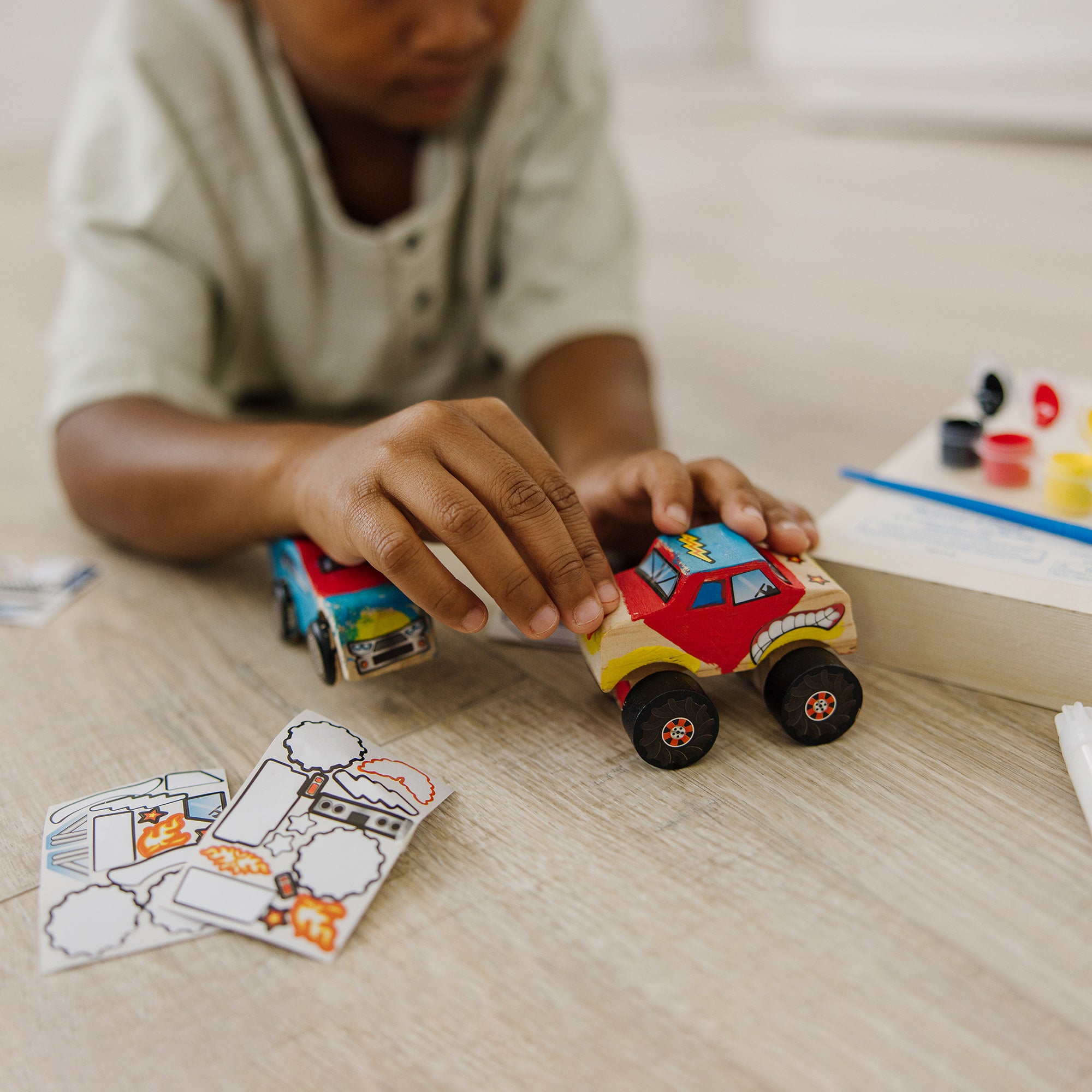 Created By Me!??Vehicles Craft Kit 2-Pack: Race Car & Monster Truck - Image 7