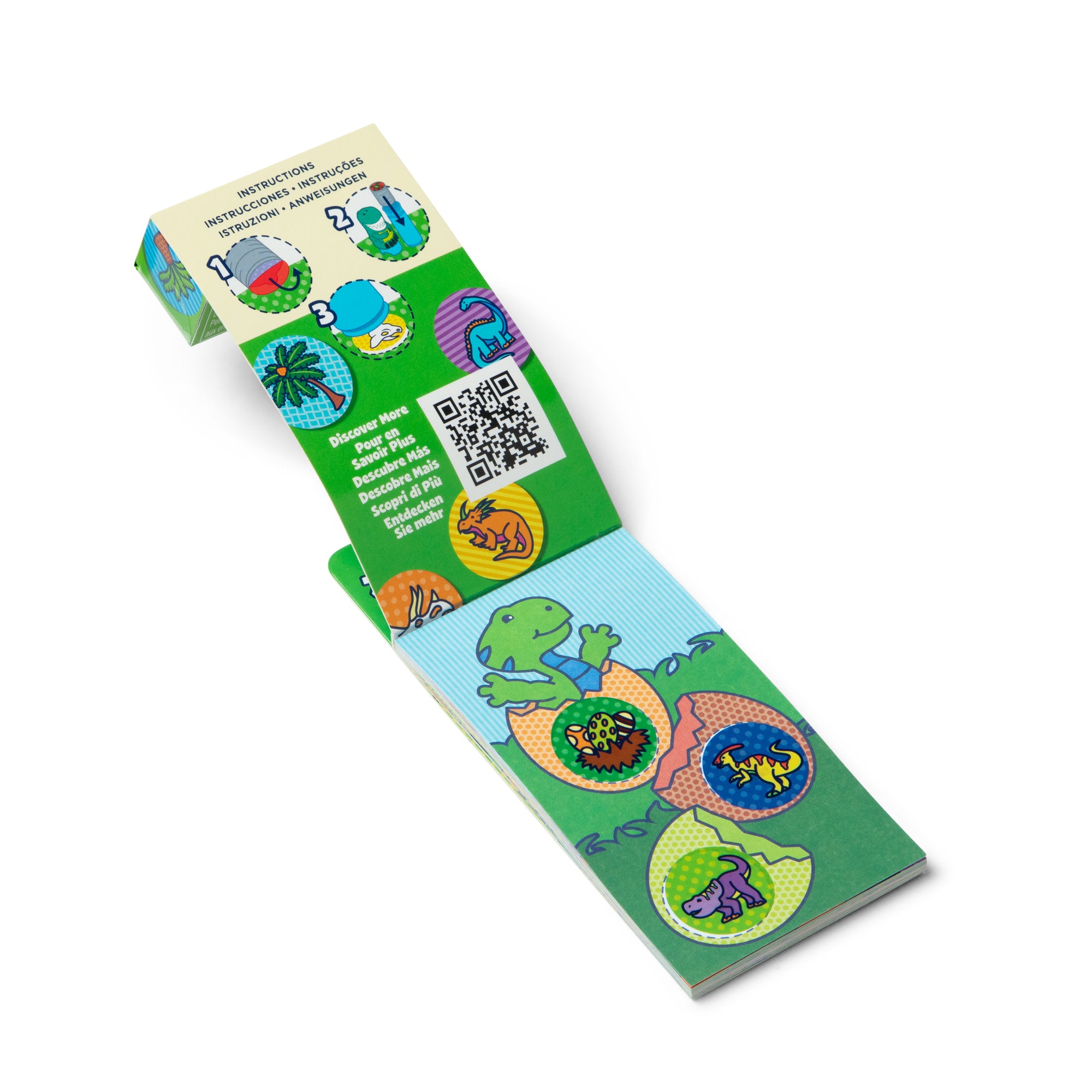 Sticker WOW!? Mini Activity Pad & Refill Stickers - Dinosaur (200+ Stickers. Stamper Not Included) - Image 4