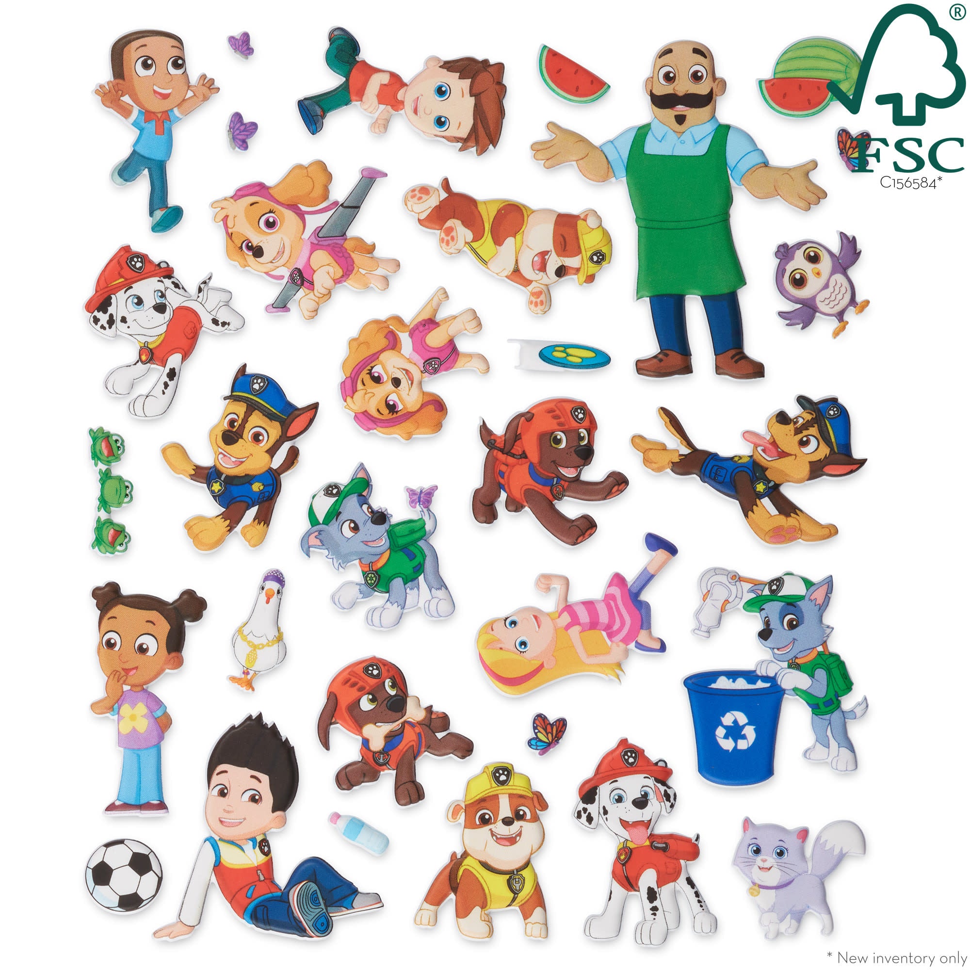 PAW Patrol Restickable Puffy Stickers - Adventure Bay - Image 3