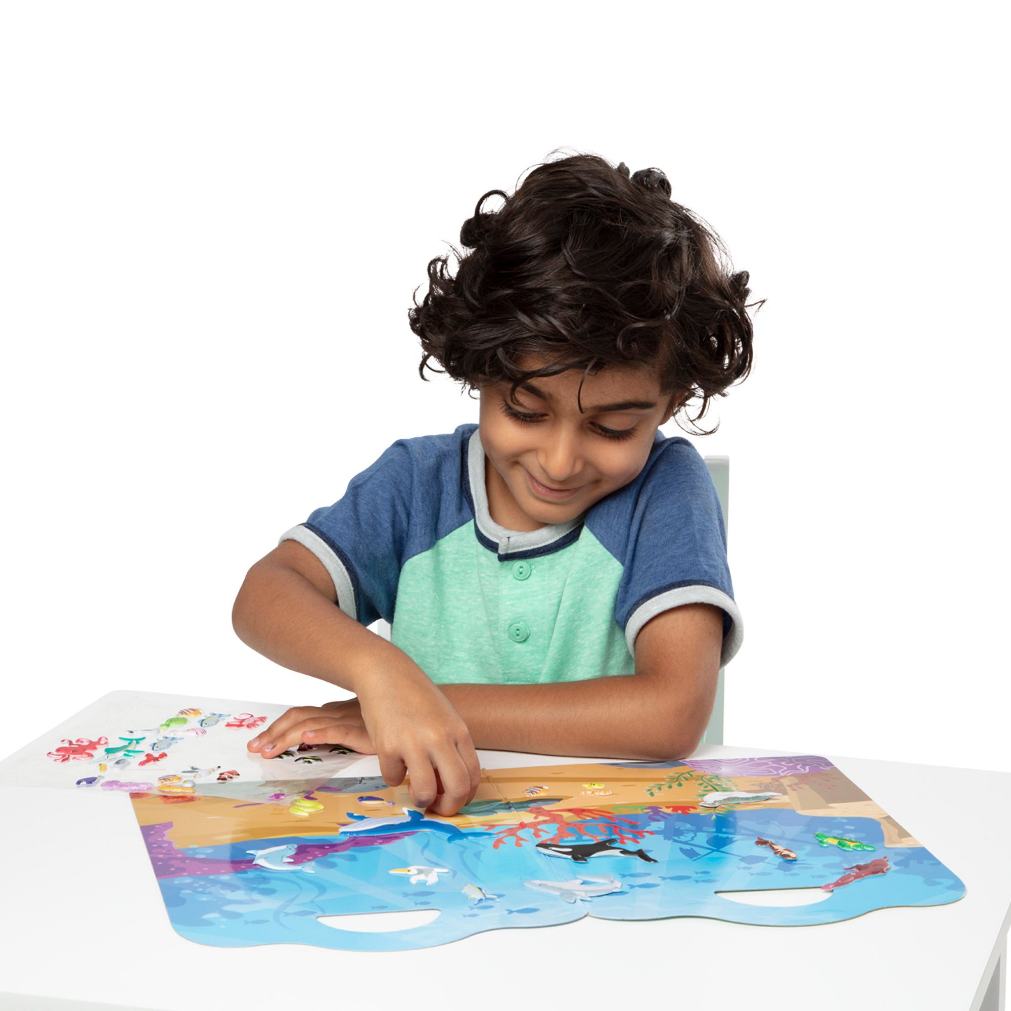 Puffy Sticker Play Set 3-Pack: Safari. Dinosaur. Ocean - Image 8