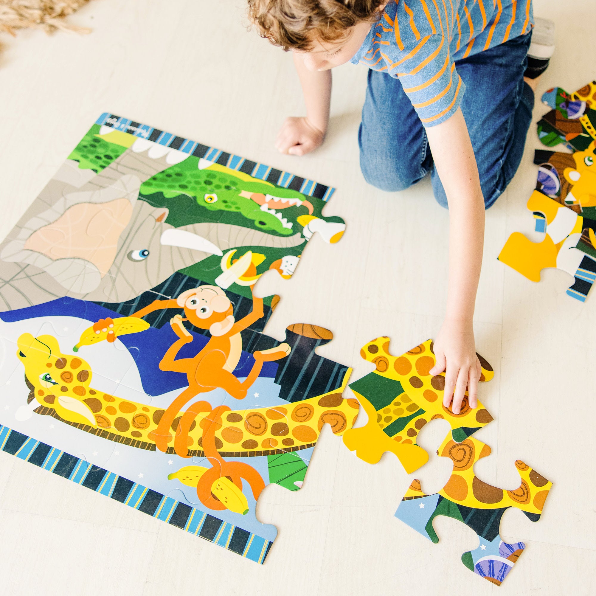 Safari Social Floor Puzzle - 24 Pieces - Image 2