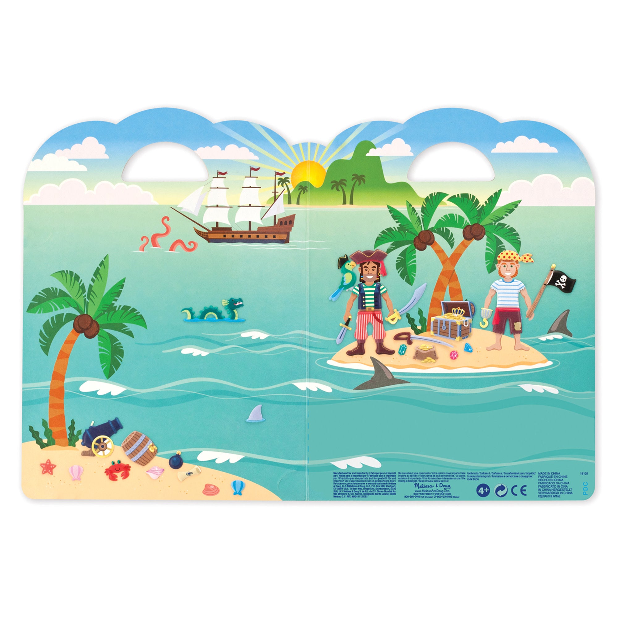 Puffy Sticker Play Set - Pirate - Image 8