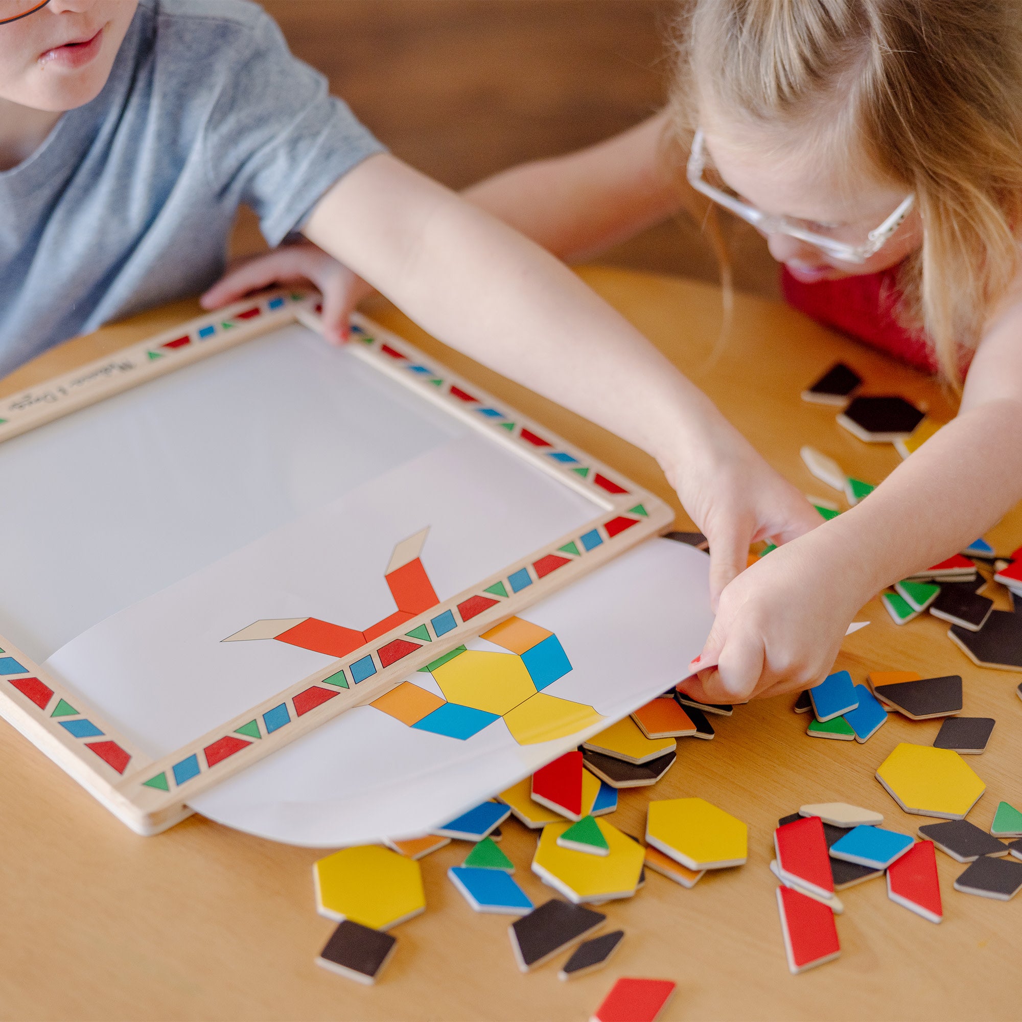 Wooden Magnetic Pattern Block Kit - Image 7