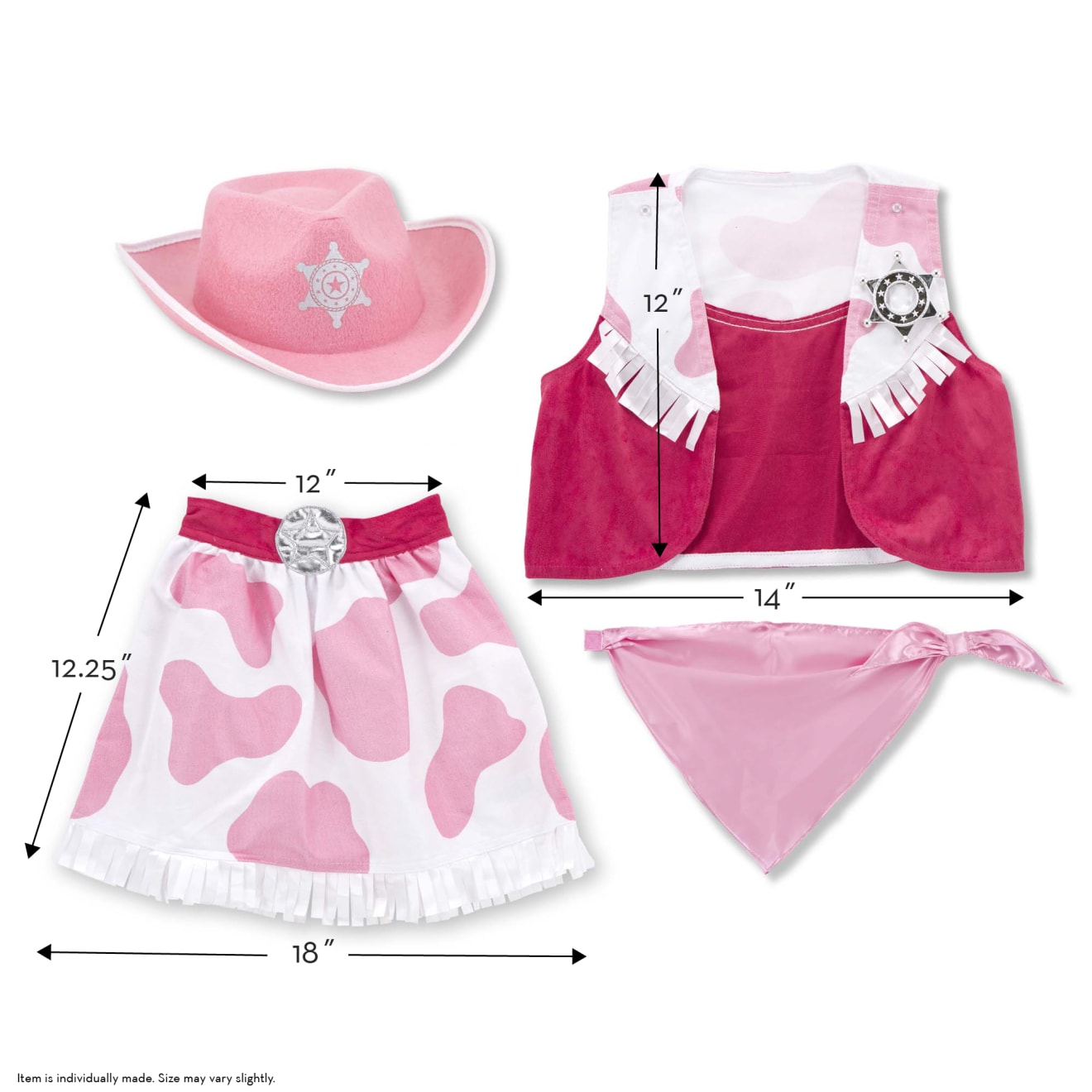 Cowgirl Role Play Costume Set - Image 5