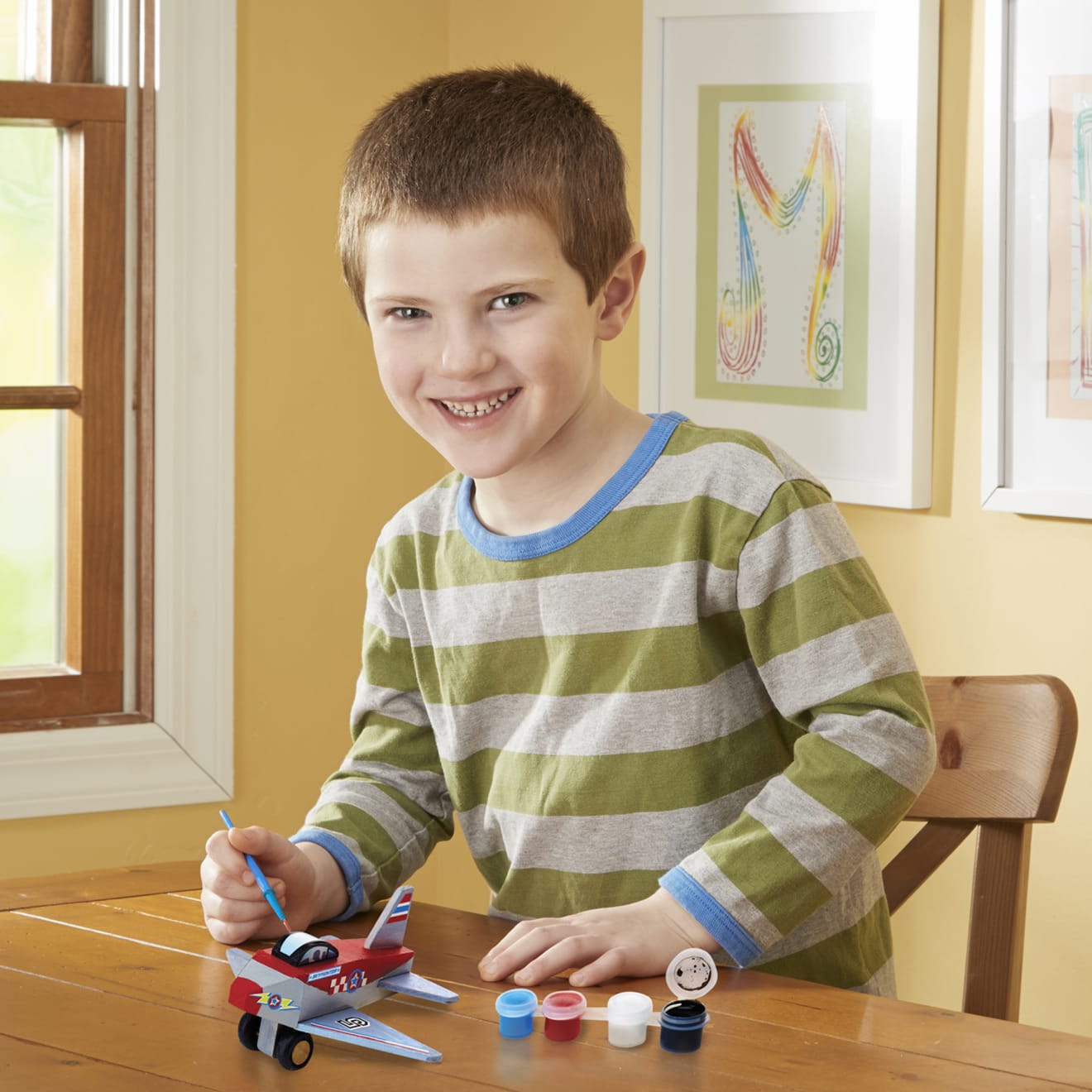Decorate-Your-Own Wooden Plane - Image 2