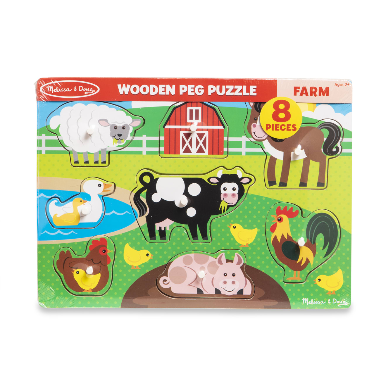 Farm Peg Puzzle - 8 pieces - Image 3
