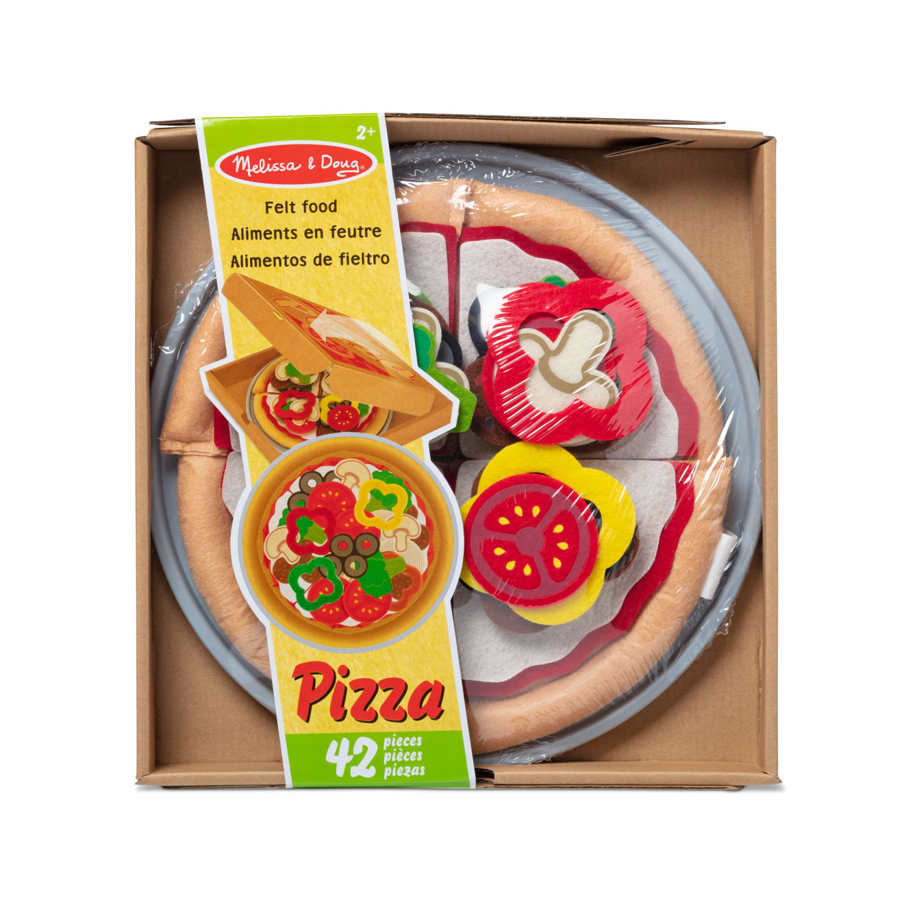 Felt Play Food - Pizza Set - Image 3