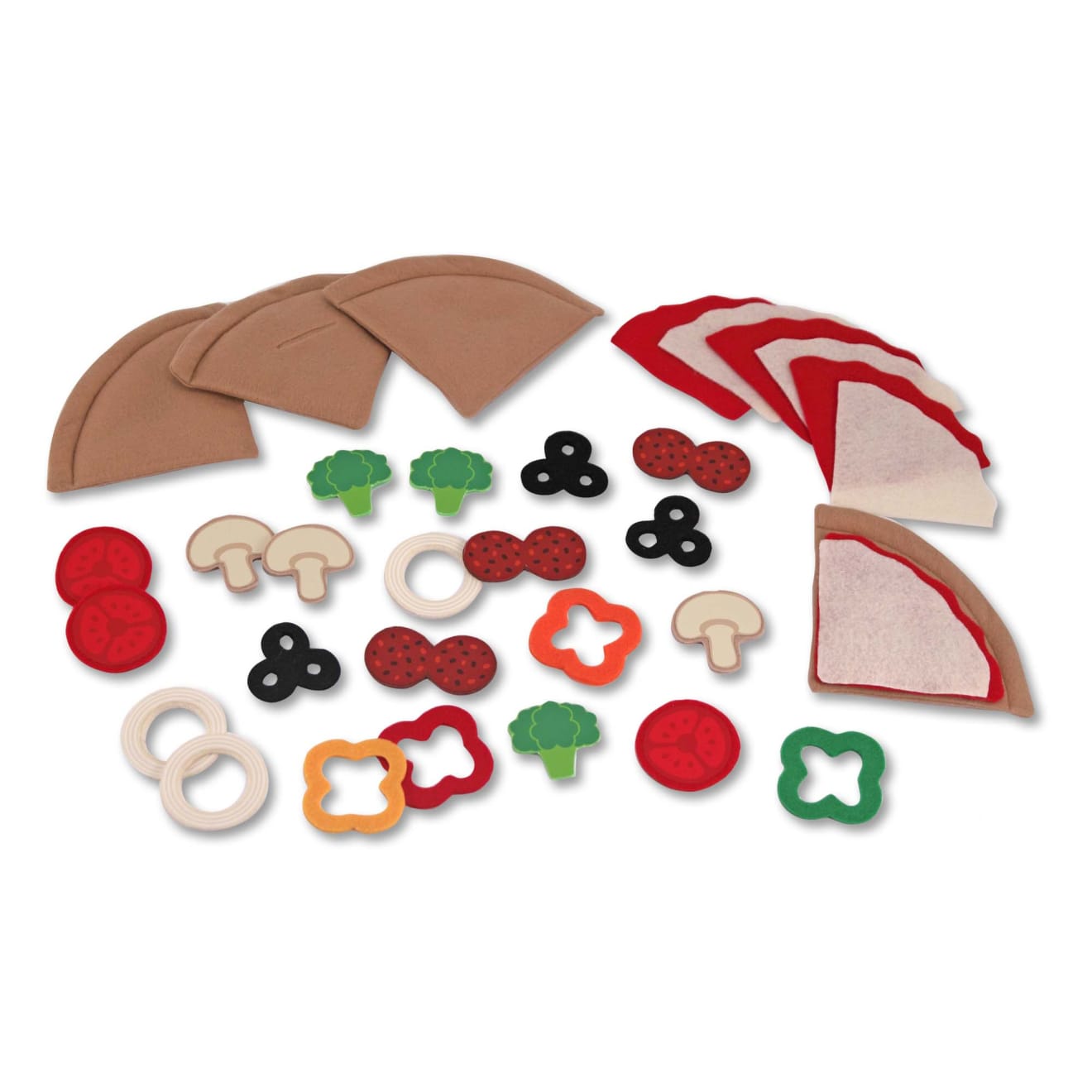 Felt Play Food - Pizza Set - Image 4