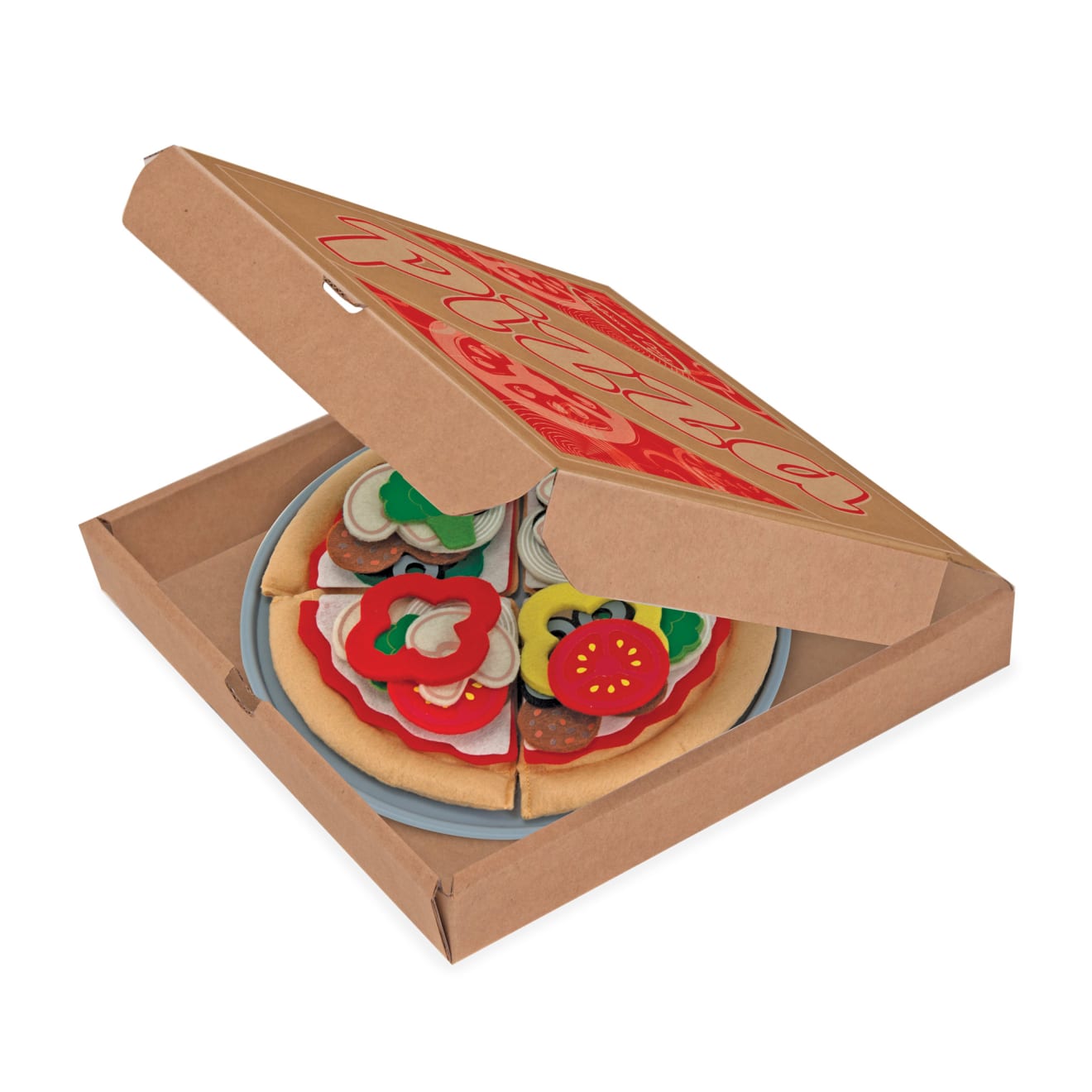 Felt Play Food - Pizza Set - Image 6