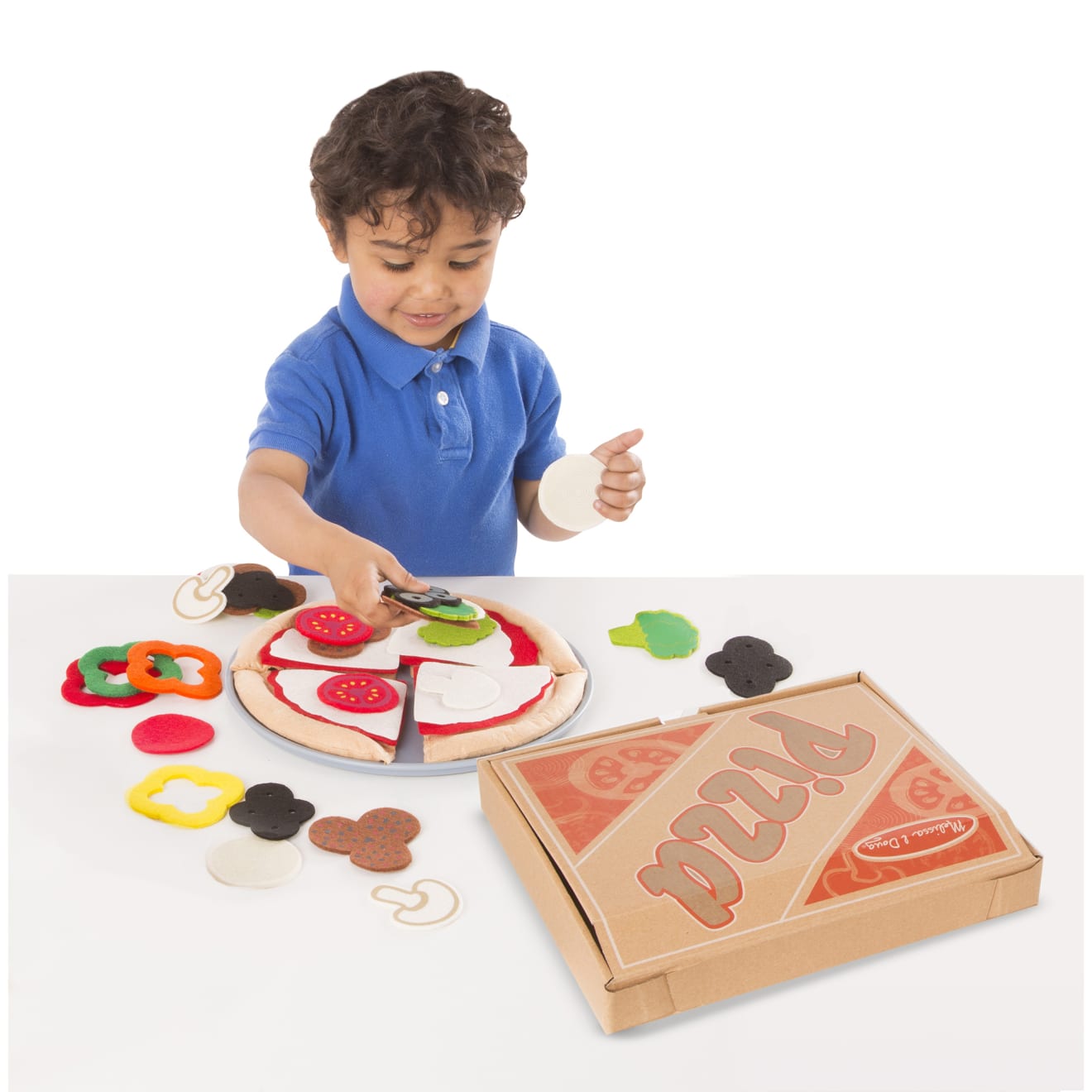 Felt Play Food - Pizza Set - Image 7