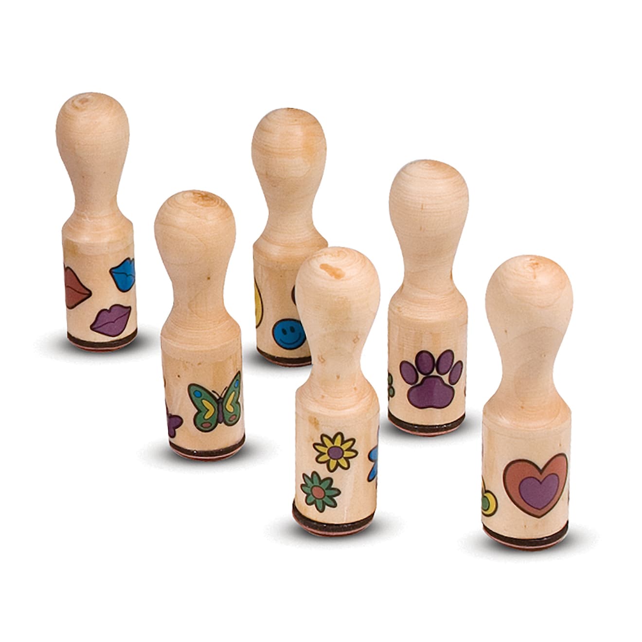 Wooden Stamp Set - Happy Handles - Image 4