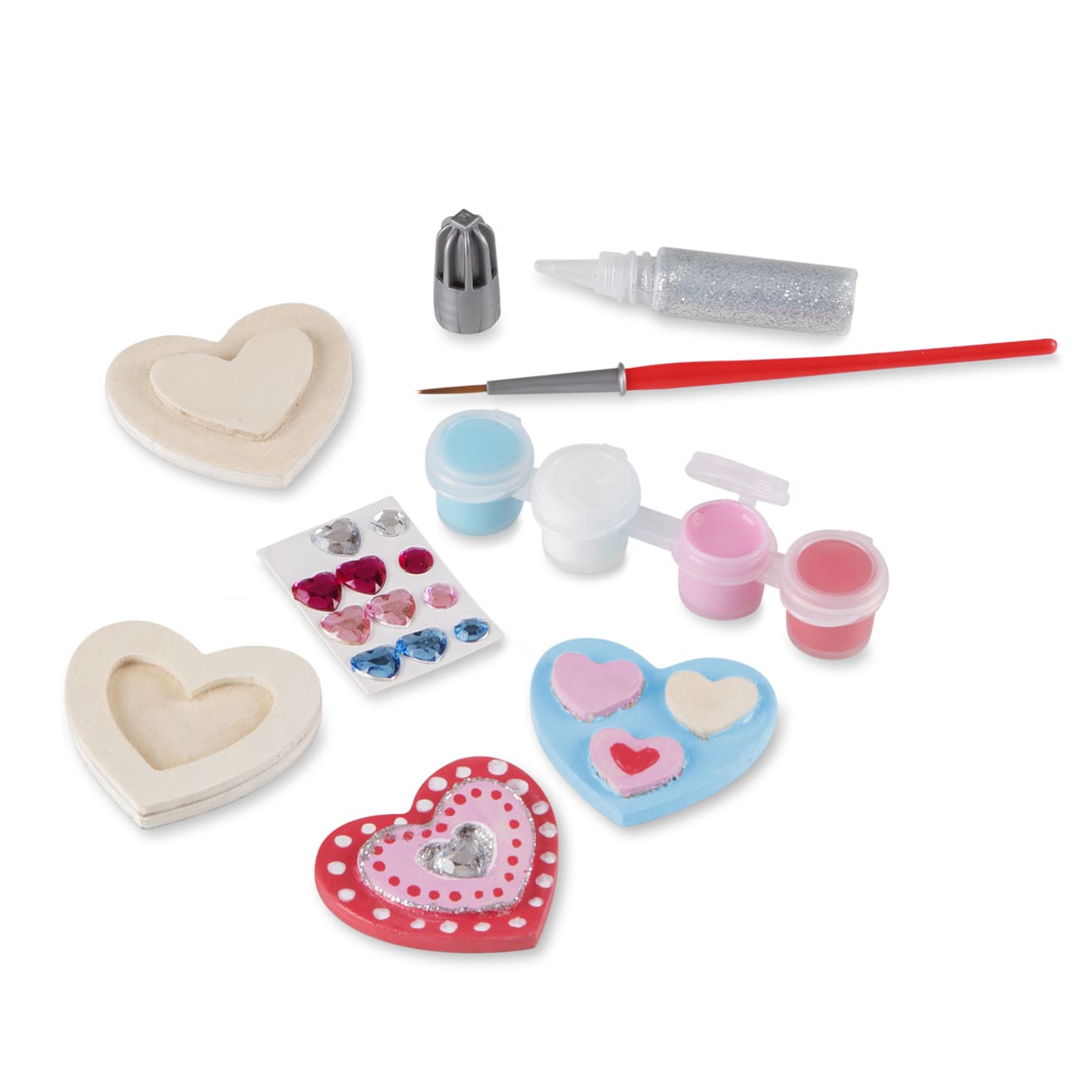 Created by Me! Heart Magnets Wooden Craft Kit - Image 4