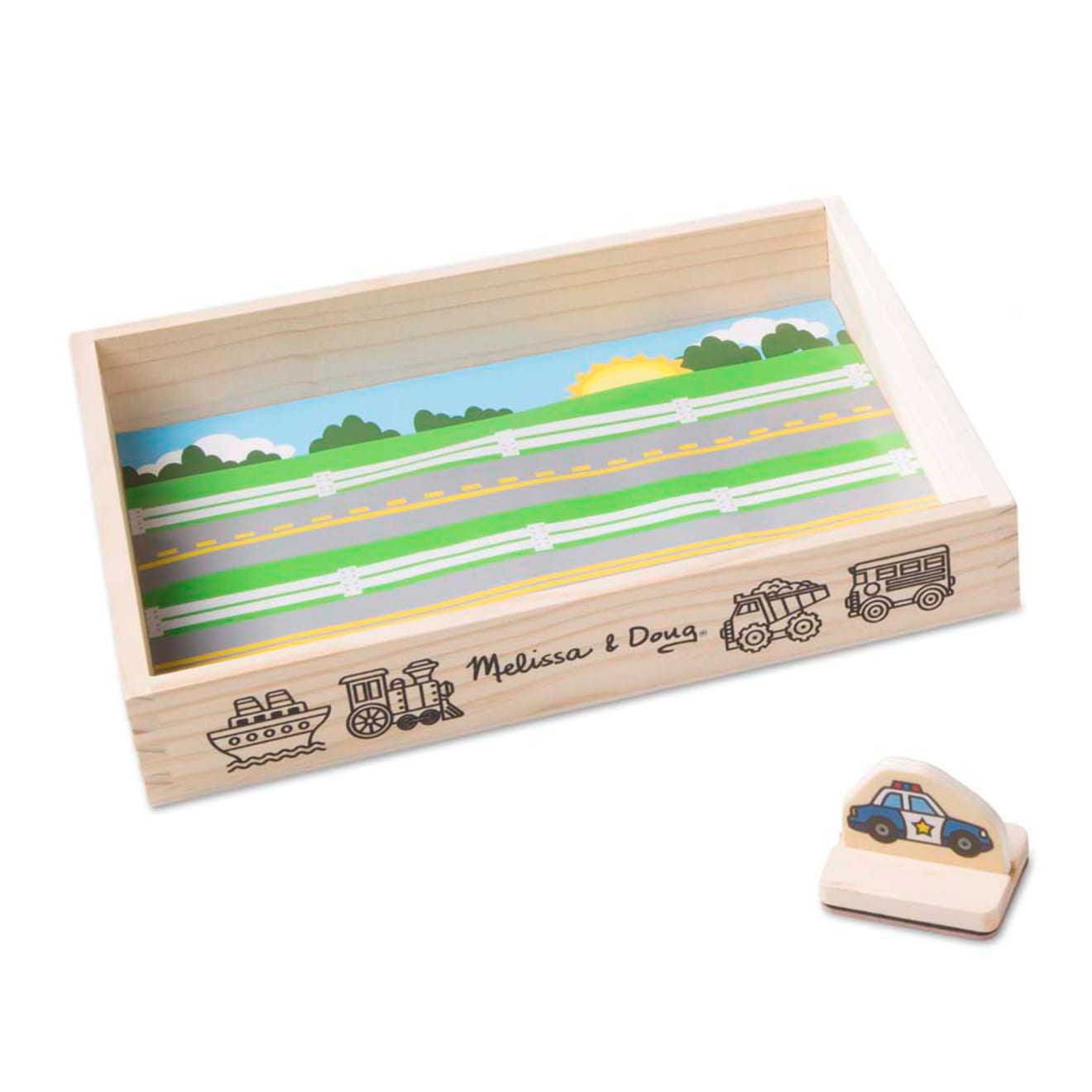 My First Wooden Stamp Set - Vehicles - Image 4