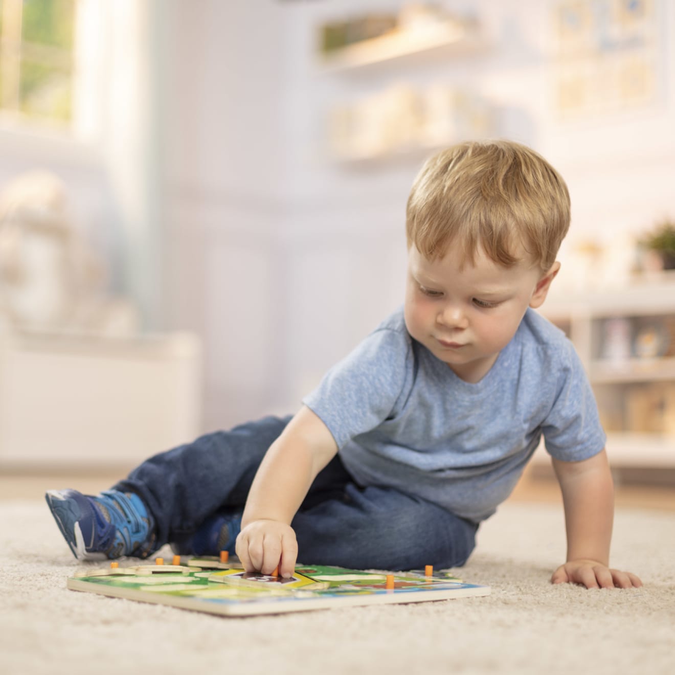 Pets Peg Puzzle - 8 Pieces - Image 5