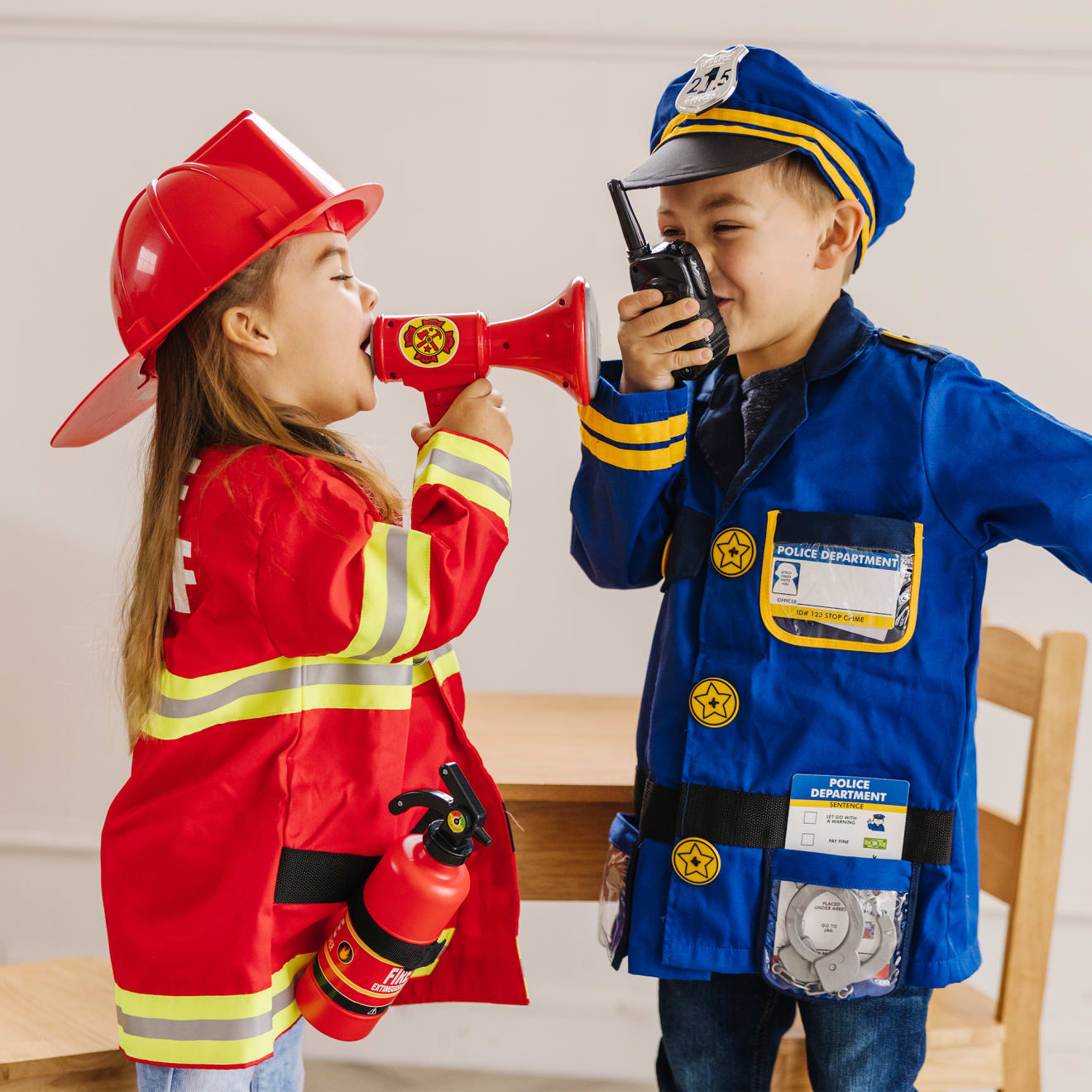 Police Officer Role Play Costume Set - Image 2