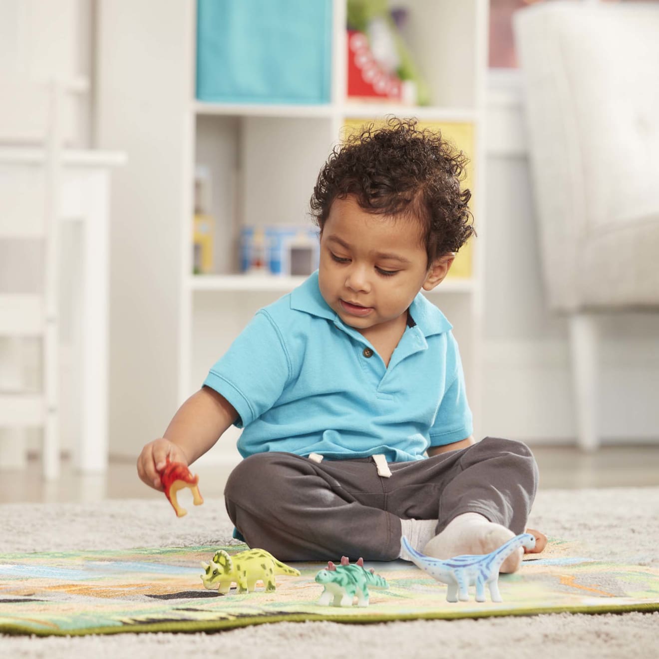 Prehistoric Playground Dinosaur Rug - Image 2