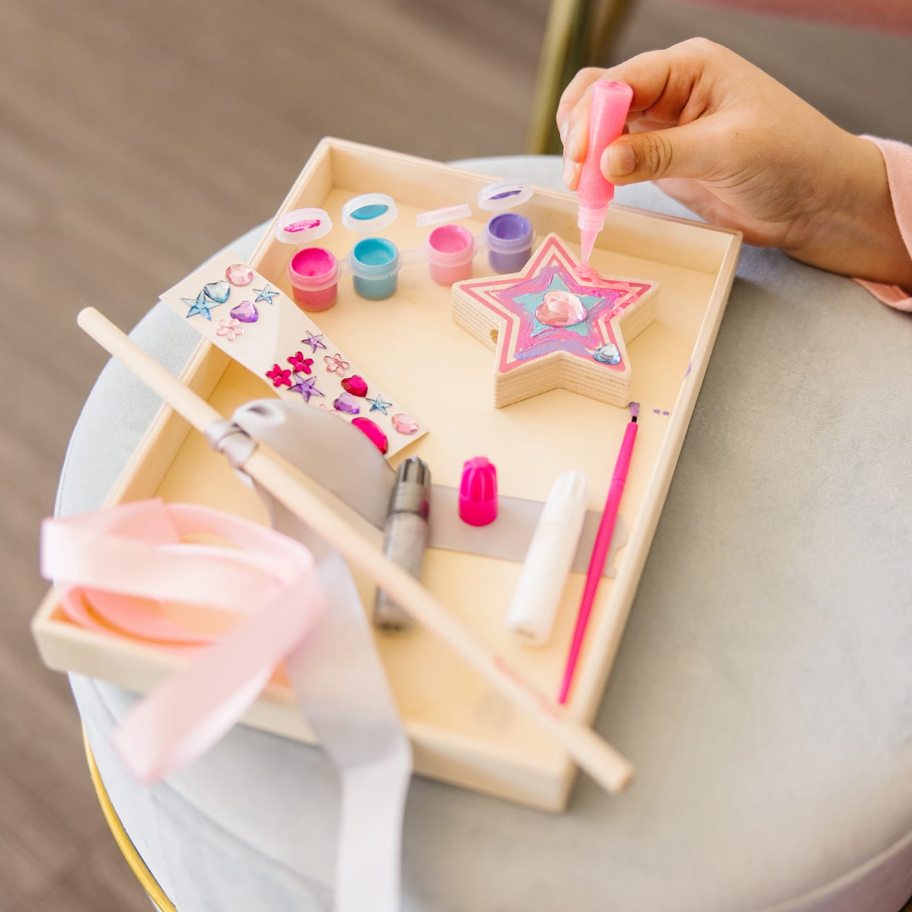 Decorate-Your-Own Wooden Princess Wand - Image 5