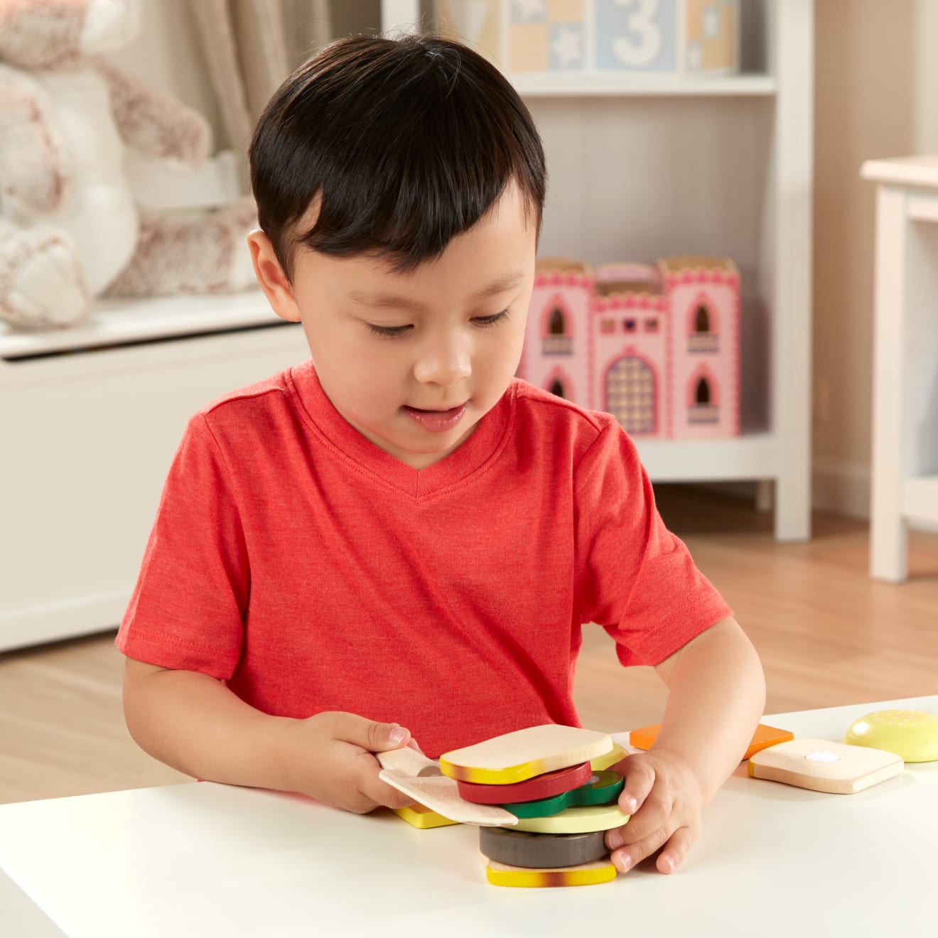 Sandwich Making Set - Wooden Play Food - Image 6