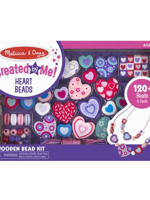 Created by Me! Heart Beads Wooden Bead Kit