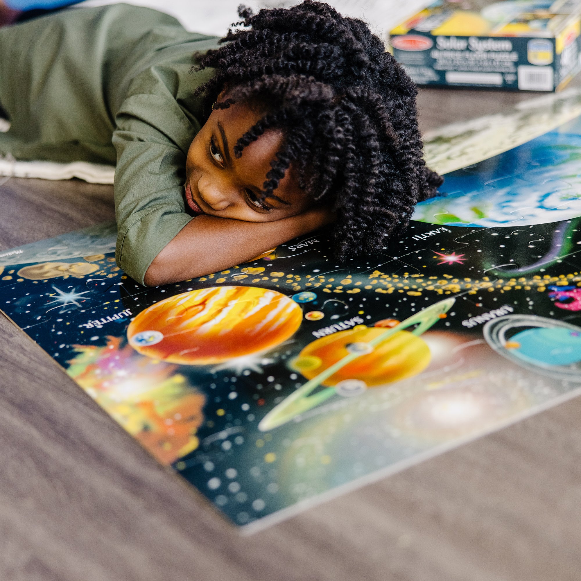 Solar System Floor Puzzle - 48 Pieces - Image 4