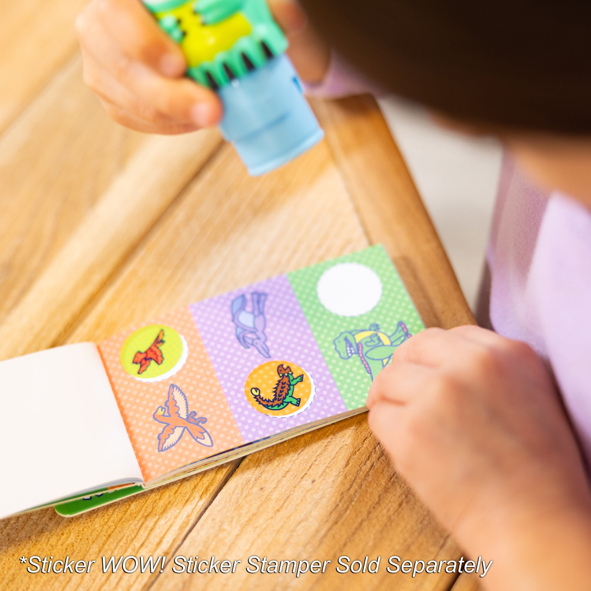 Sticker WOW!? Mini Activity Pad & Refill Stickers - Dinosaur (200+ Stickers. Stamper Not Included) - Image 10