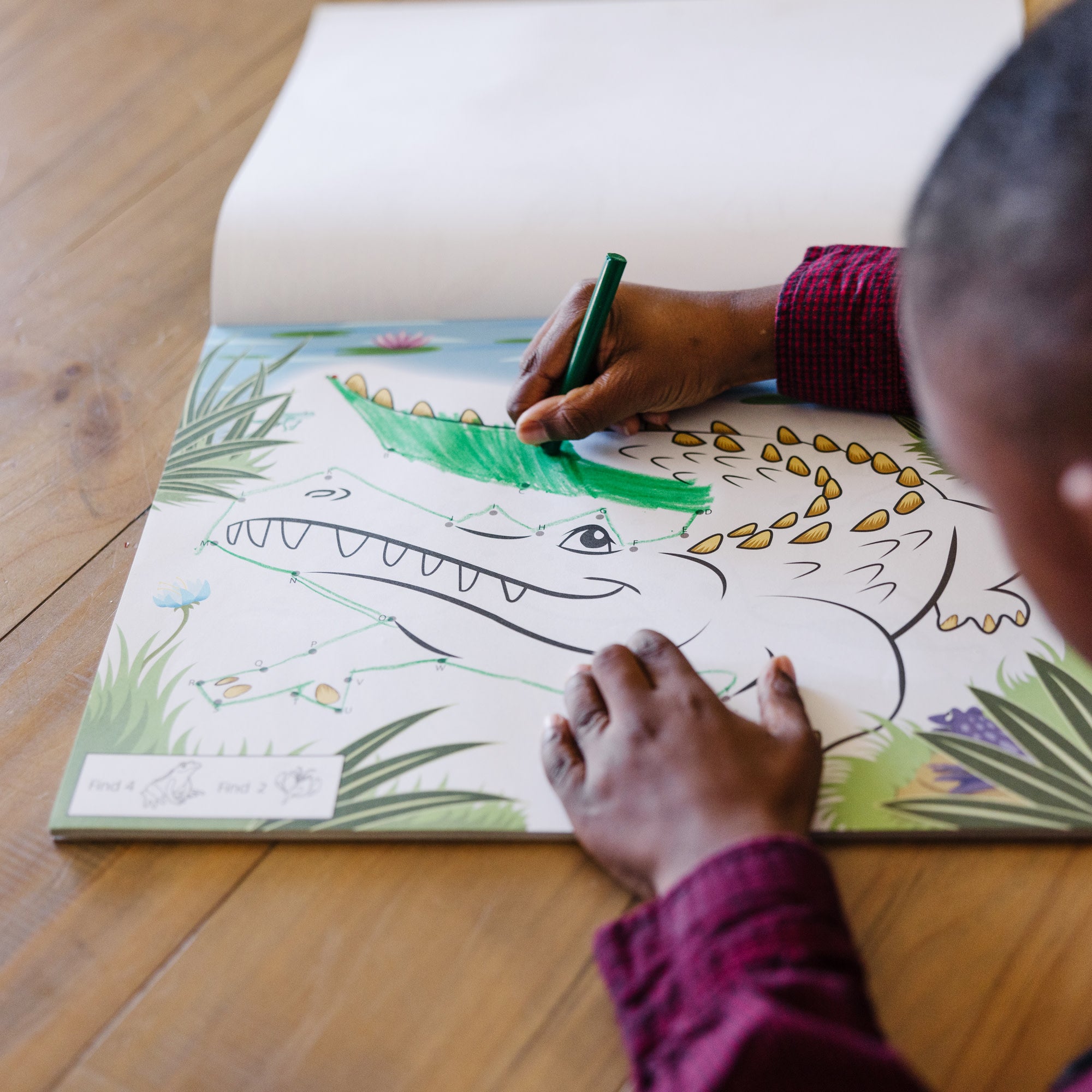 ABC 123 Dot-to-Dot Coloring Pad ?C Wild Animals - Image 7