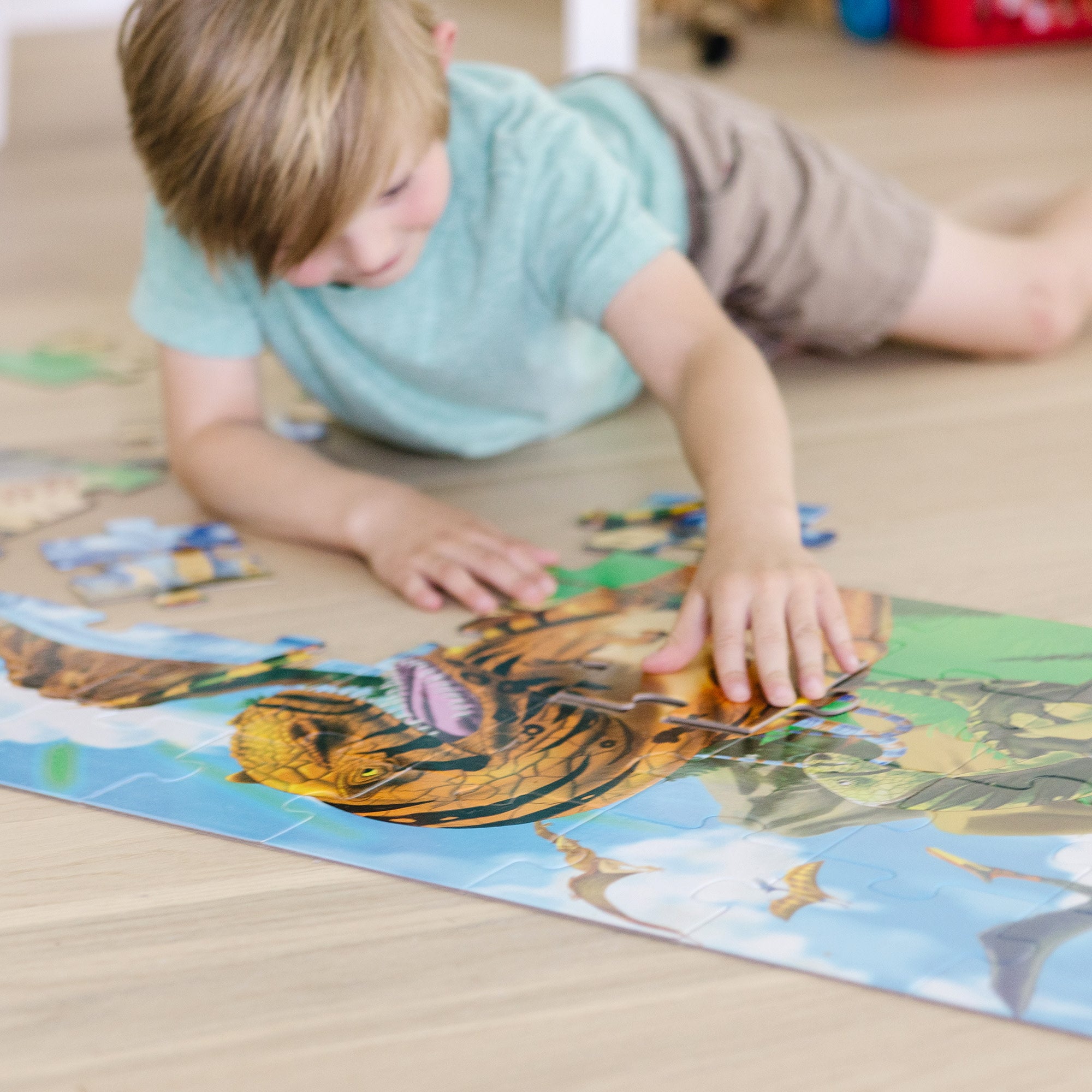Land of Dinosaurs Floor Puzzle - 48 Pieces - Image 5