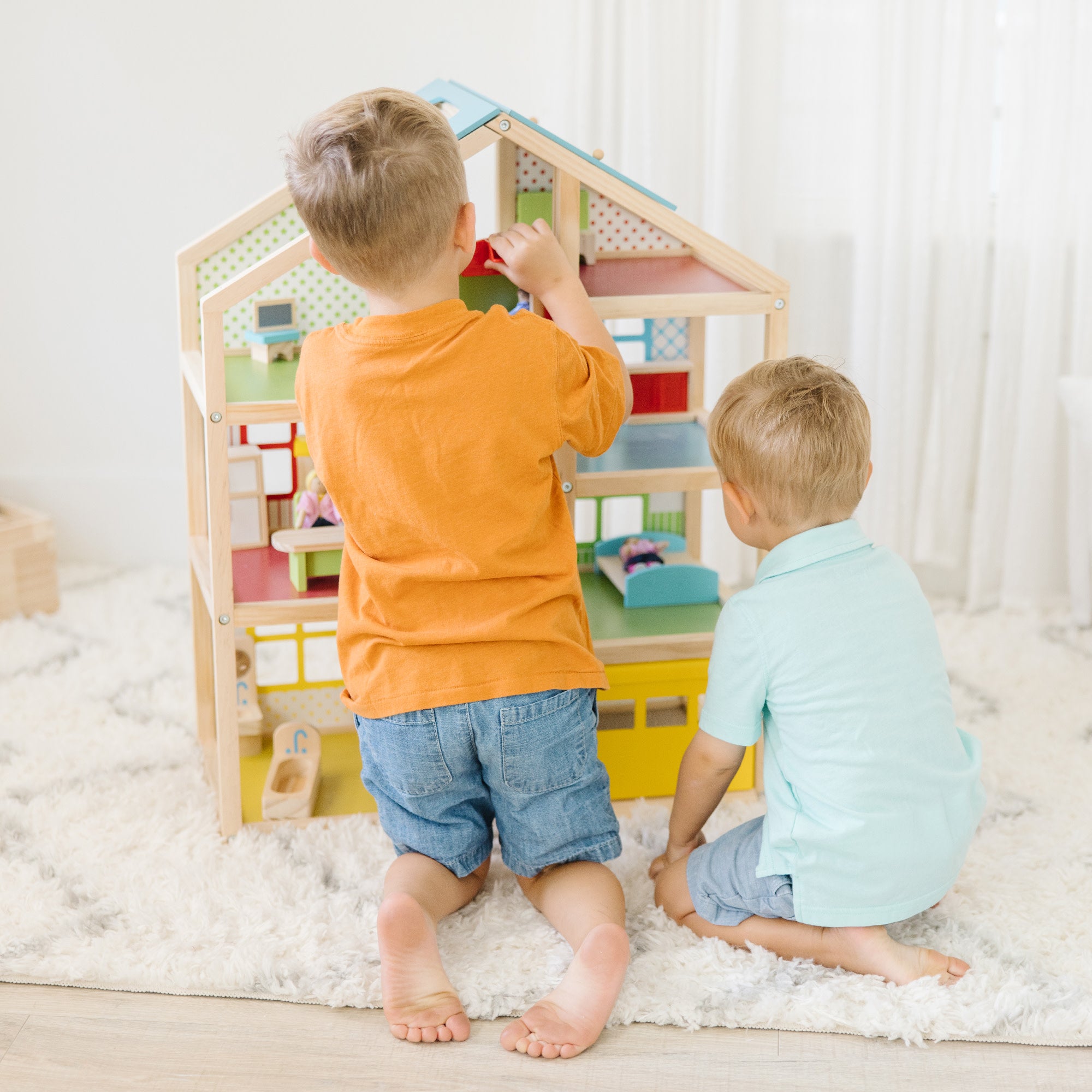 Wooden Hi-Rise Dollhouse - Image 7