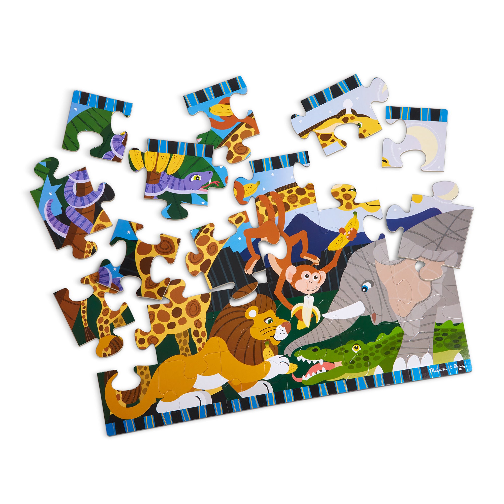 Safari Social Floor Puzzle - 24 Pieces - Image 9