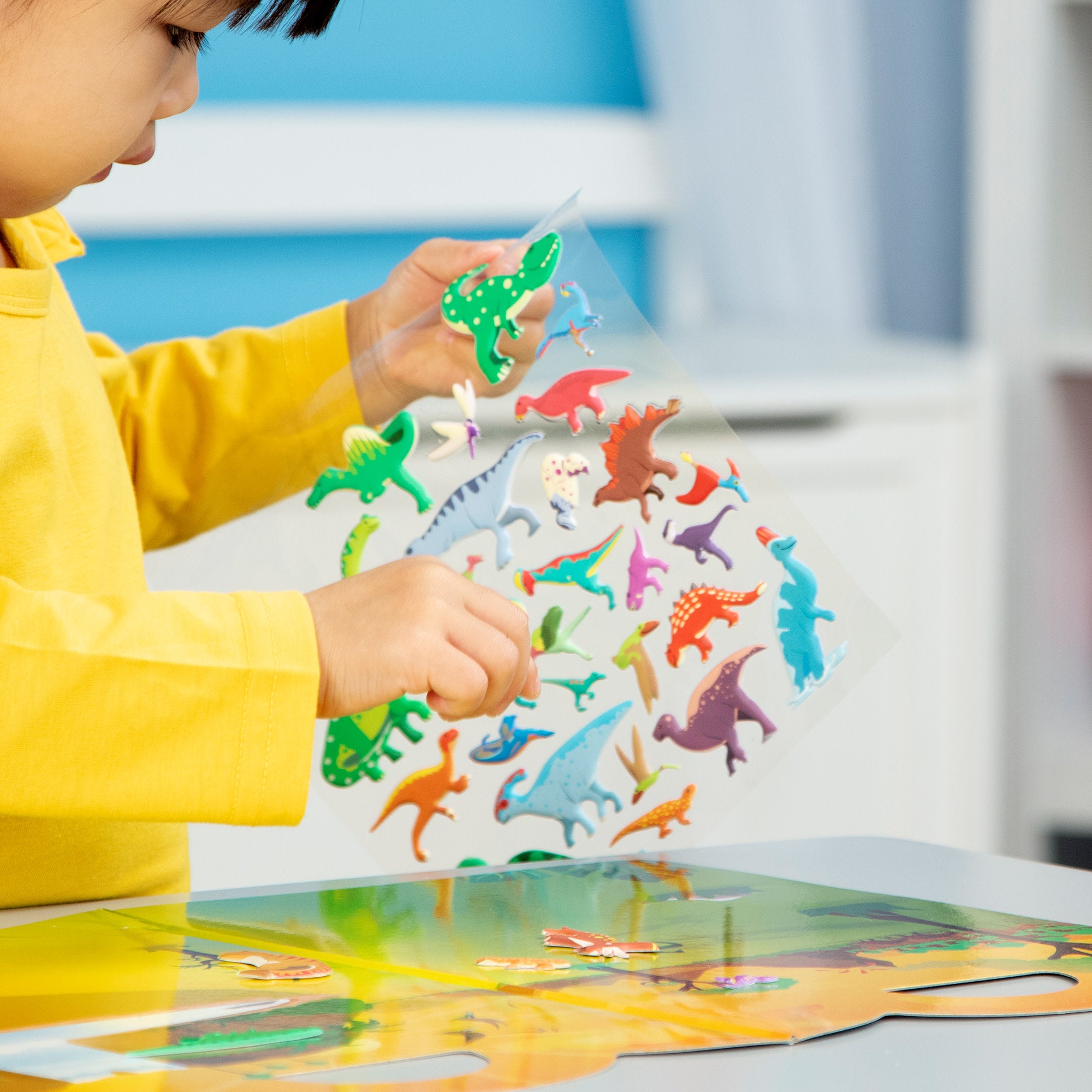 Puffy Sticker Play Set 3-Pack: Safari. Dinosaur. Ocean - Image 6