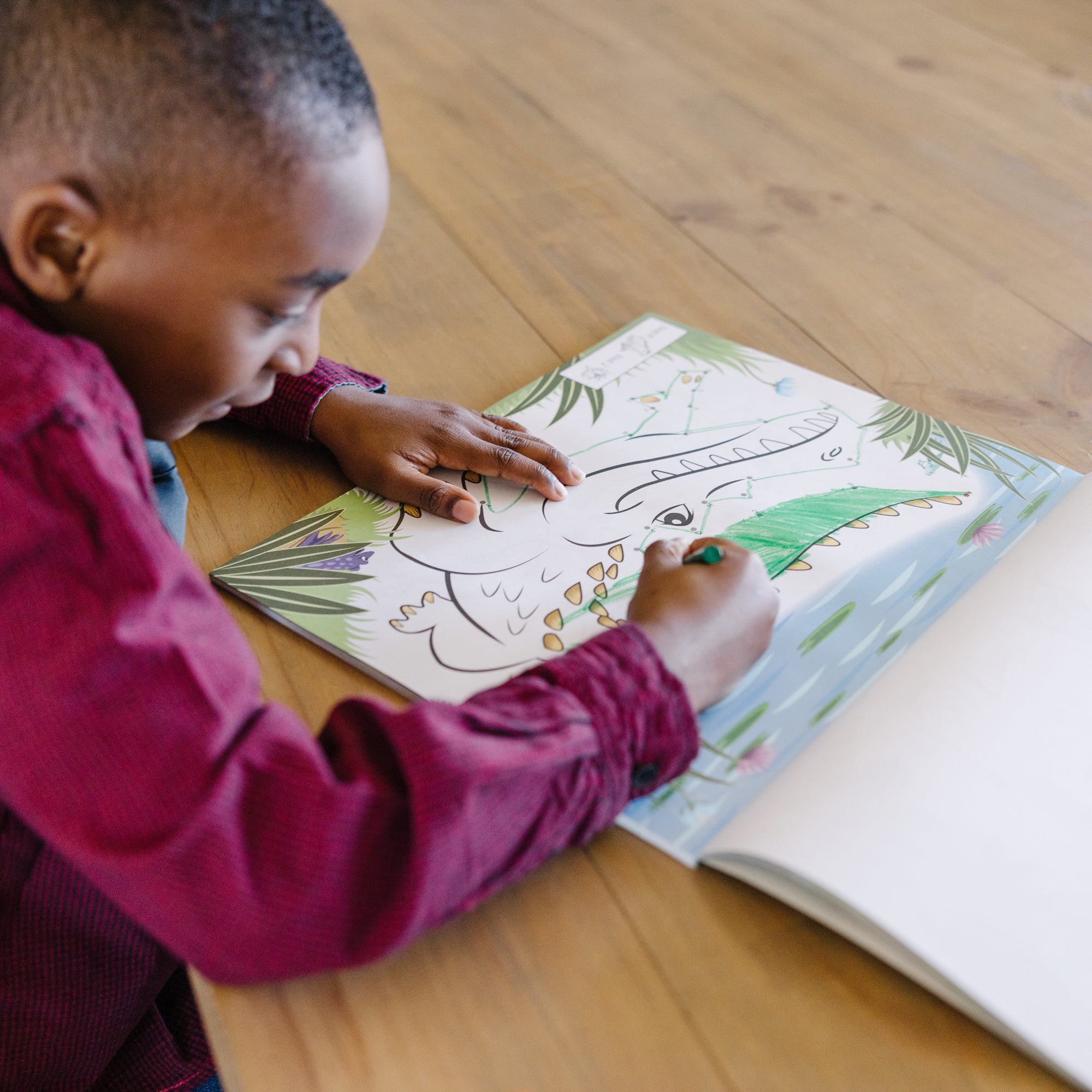 ABC 123 Dot-to-Dot Coloring Pad ?C Wild Animals - Image 10