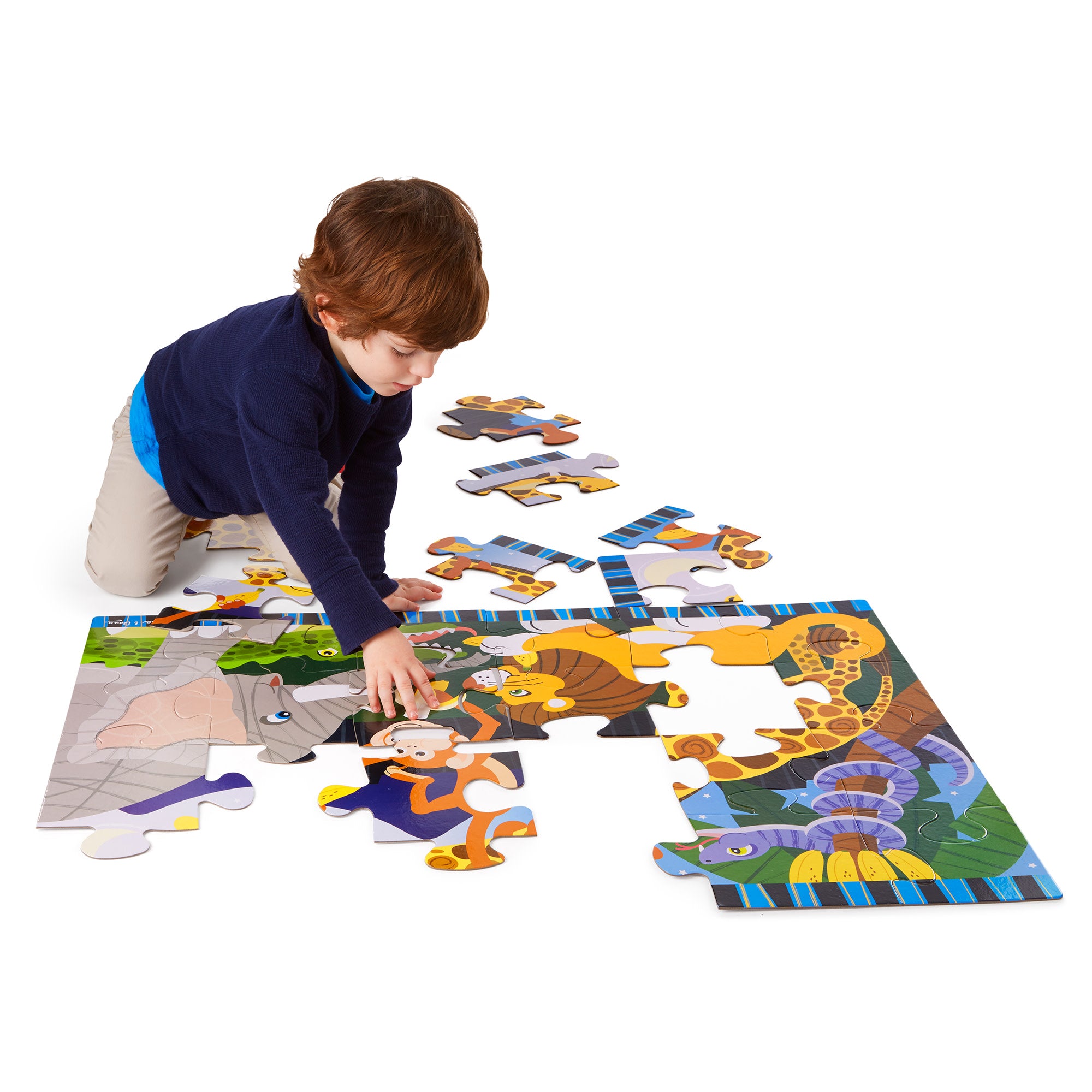 Safari Social Floor Puzzle - 24 Pieces - Image 8