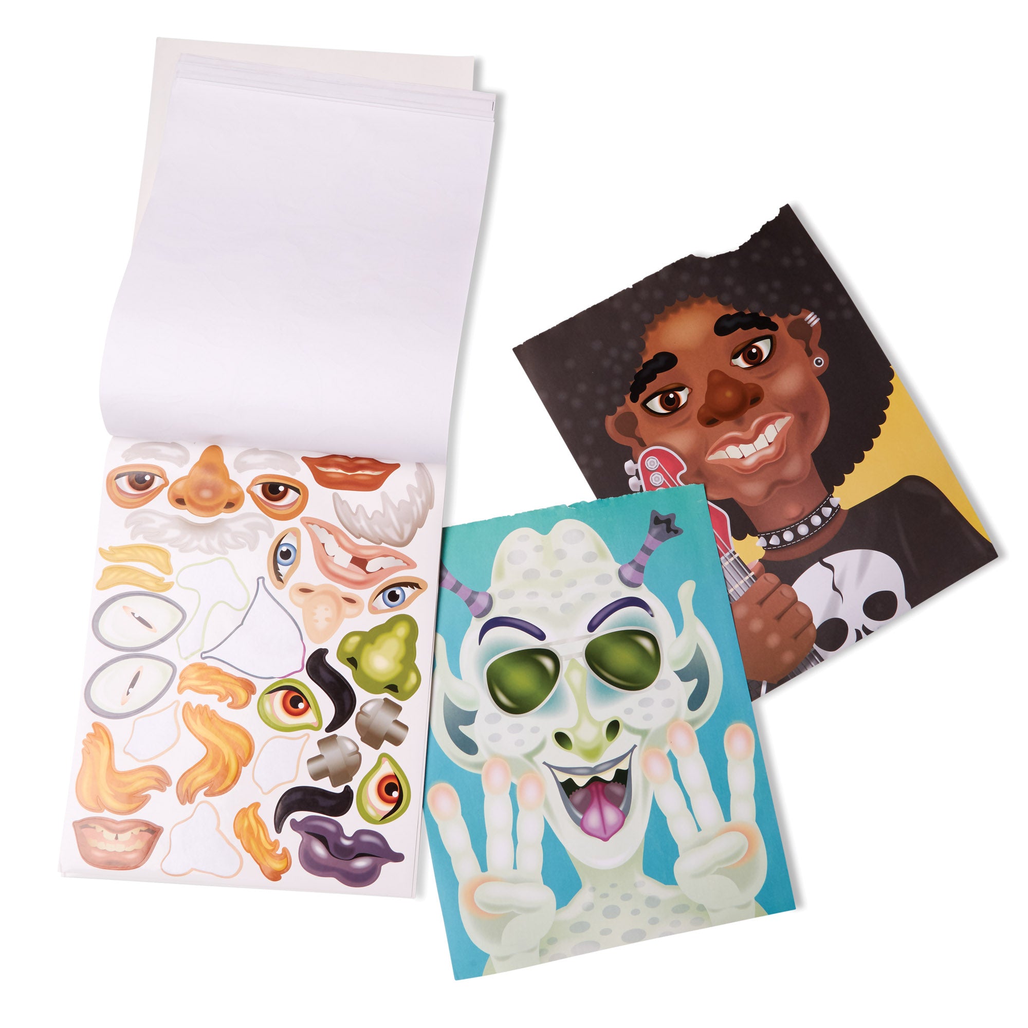 Make-a-Face Sticker Pad - Crazy Characters - Image 4