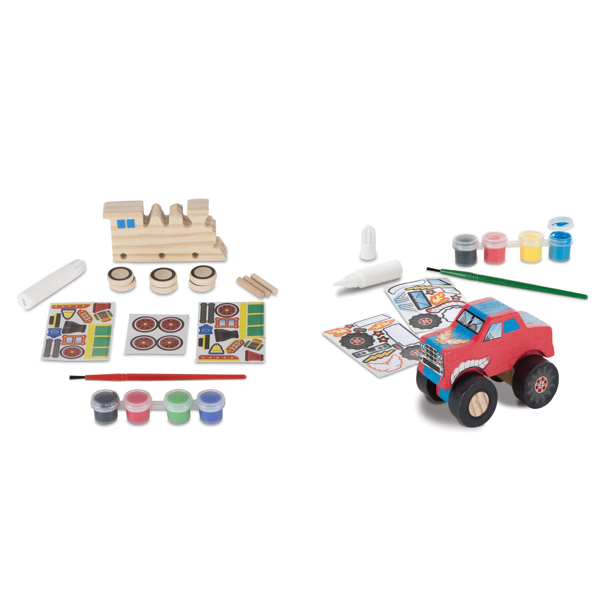 Created by Me!??Vehicles Craft Kit 2-Pack: Monster Truck. Train - Image 4
