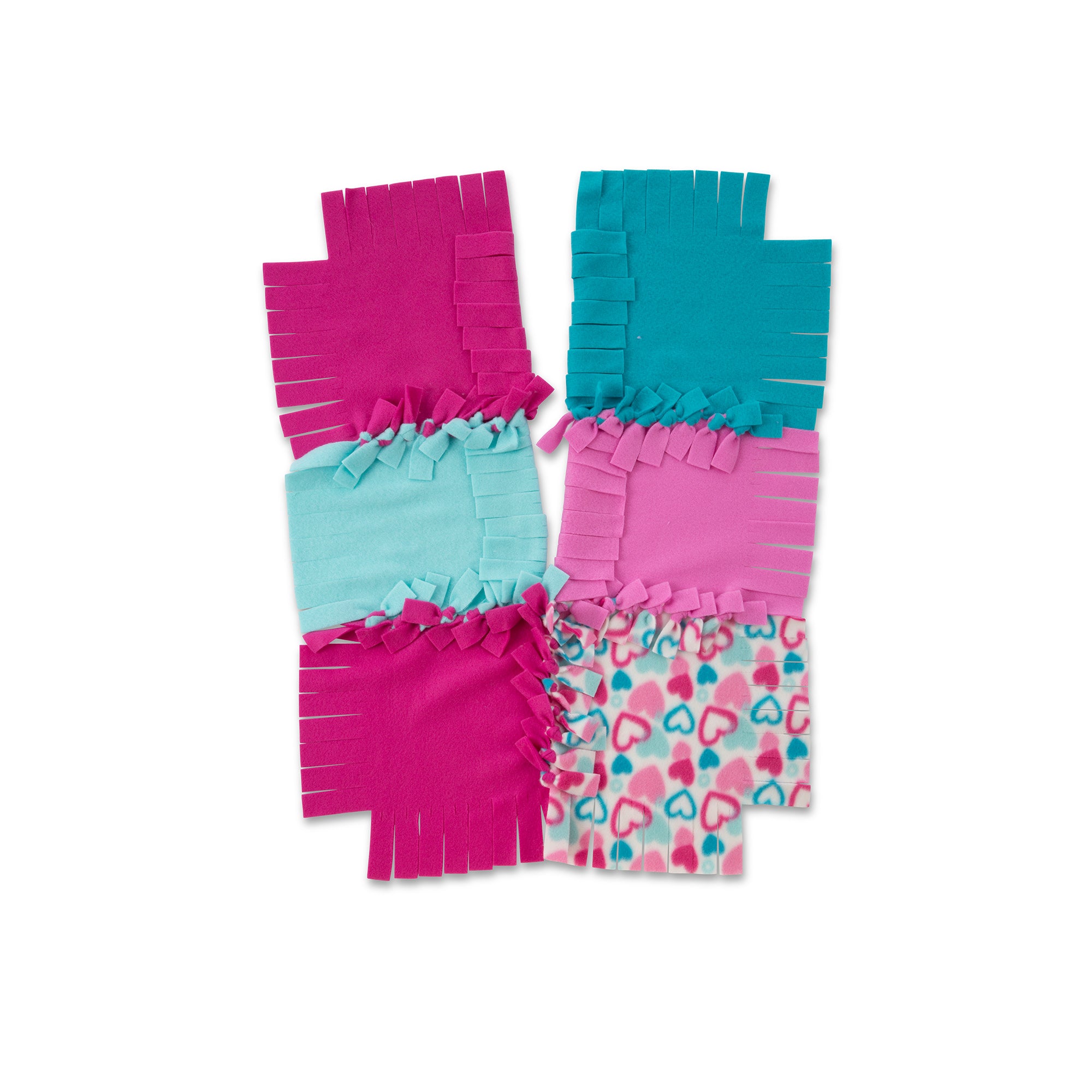 Created by Me!? Heart Fleece Blanket No-Sew Craft Kit - Image 9