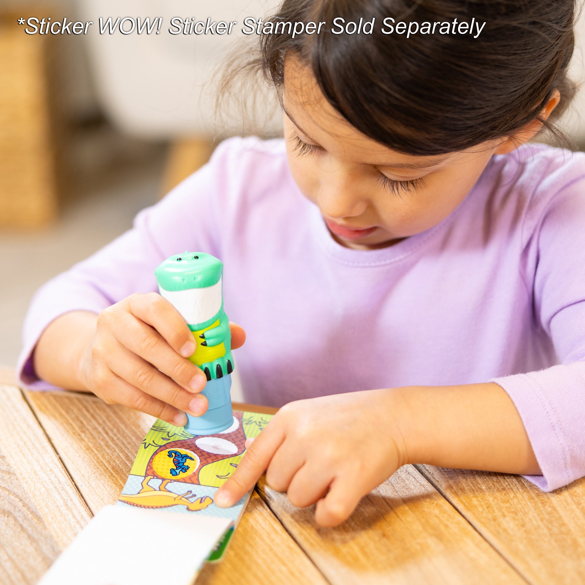 Sticker WOW!? Mini Activity Pad & Refill Stickers - Dinosaur (200+ Stickers. Stamper Not Included) - Image 8