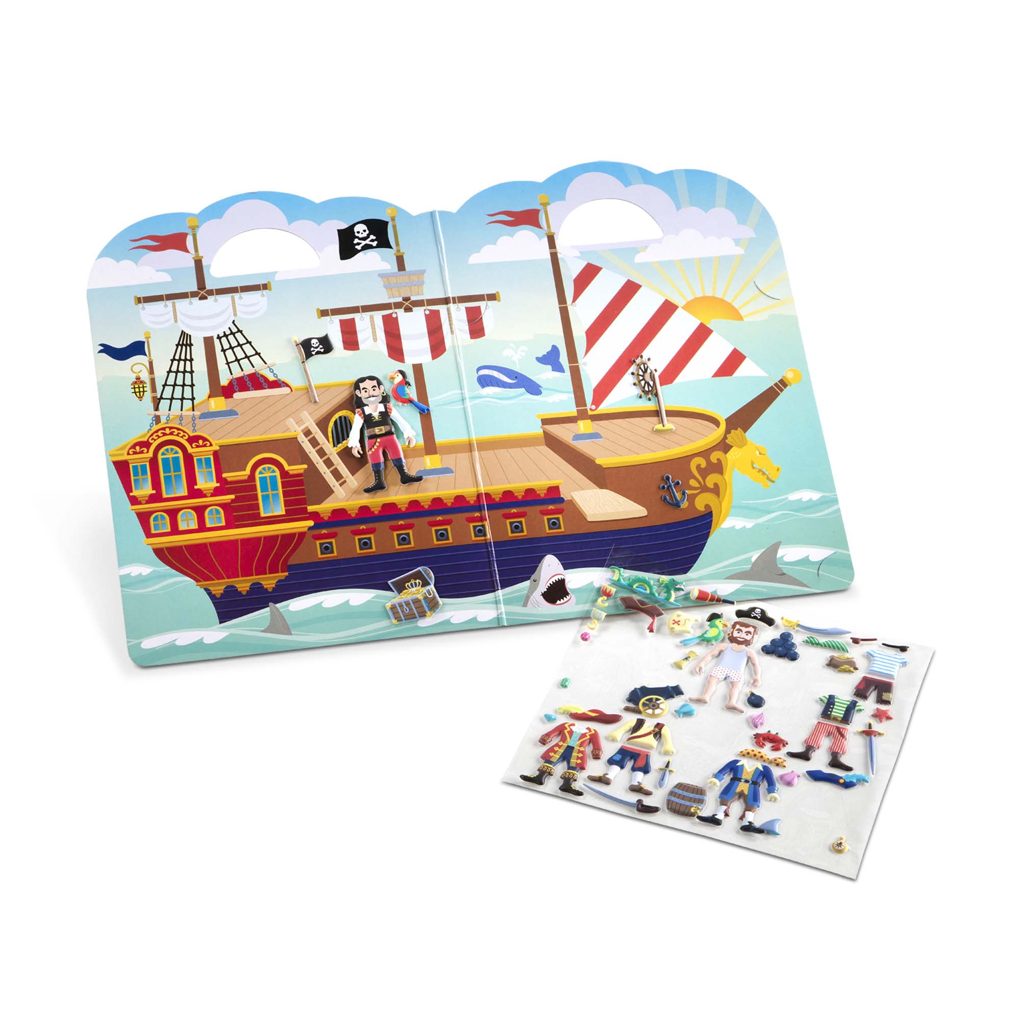 Puffy Sticker Play Set - Pirate - Image 4