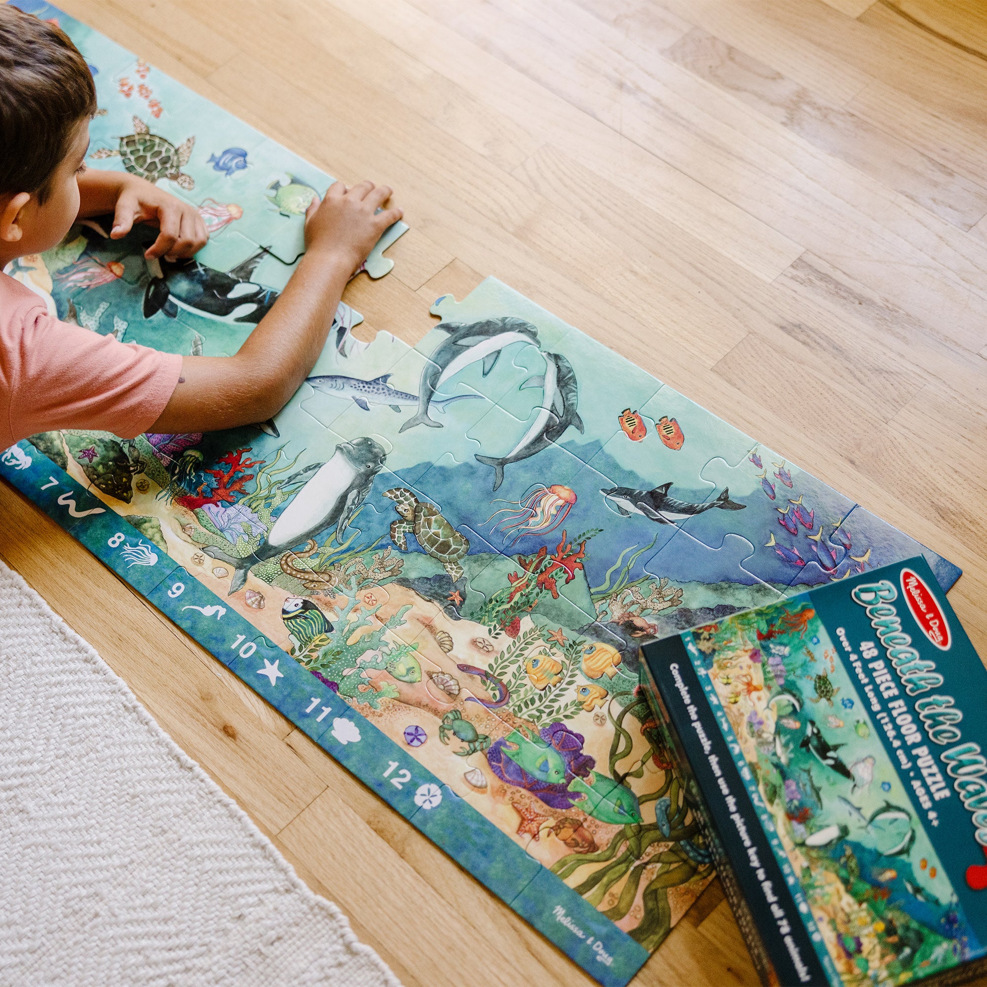 Search & Find Beneath the Waves Floor Puzzle - 48 Pieces - Image 2
