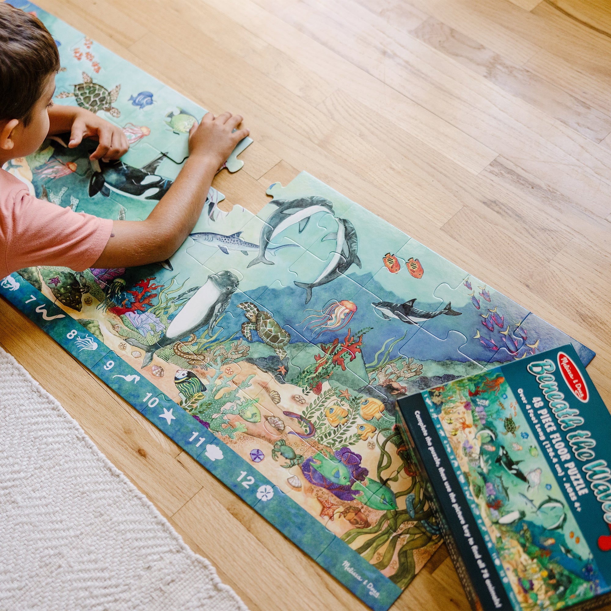 Search & Find Beneath the Waves Floor Puzzle - 48 Pieces - Image 6
