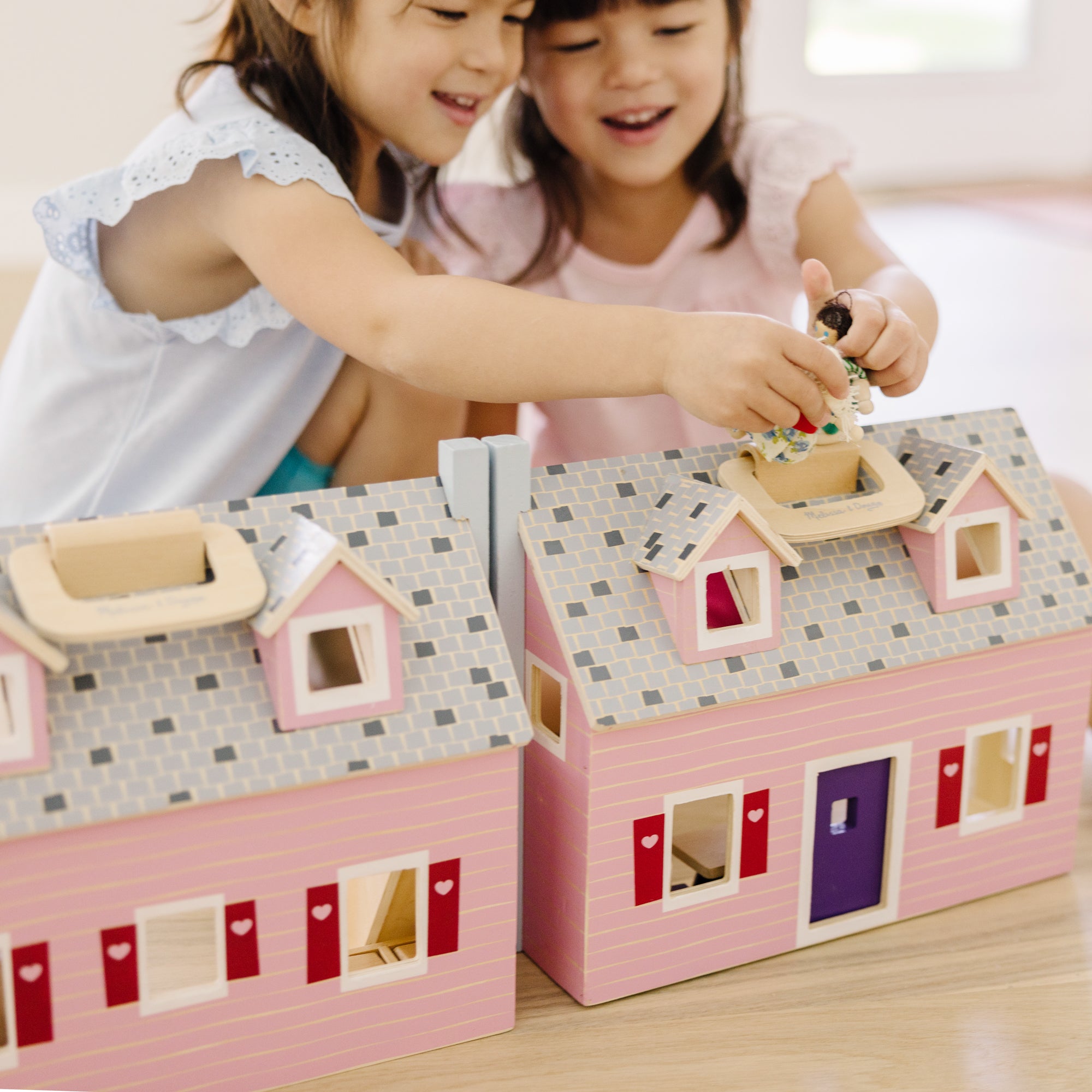 Wooden Fold & Go Dollhouse - Image 10