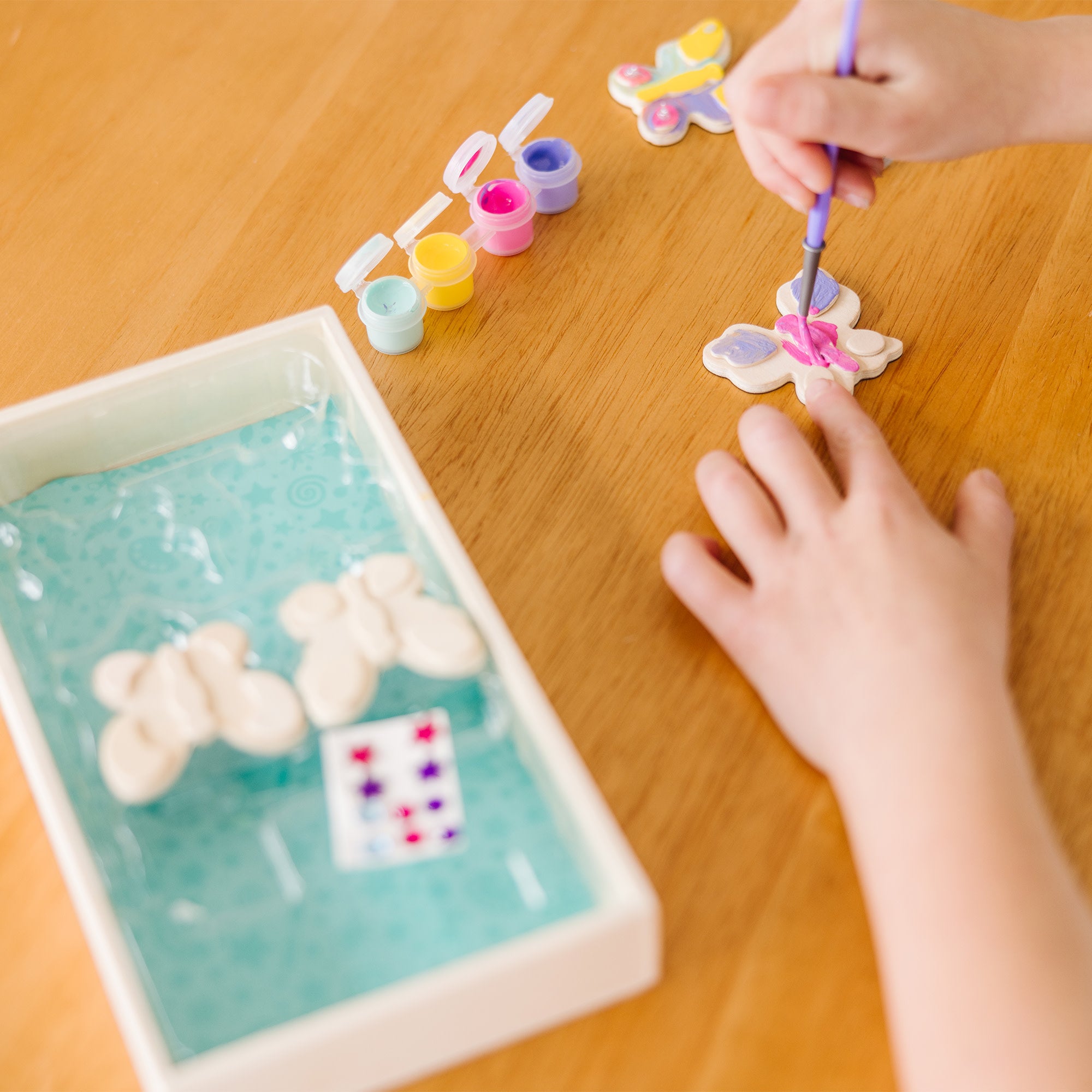 Created by Me! Wooden Butterfly Magnets Craft Kit - Image 5